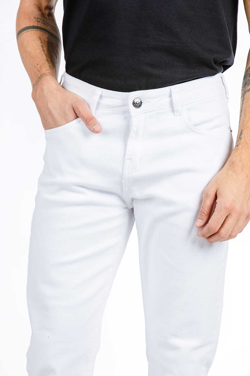 CALÇA JEANS SLIM COLOR