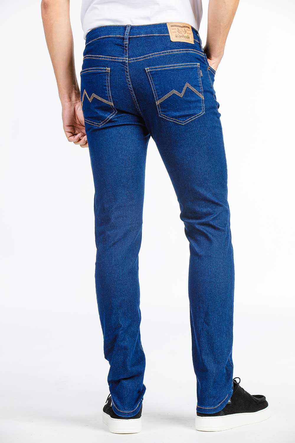 CALCA JEANS SLIM DARK BLUE