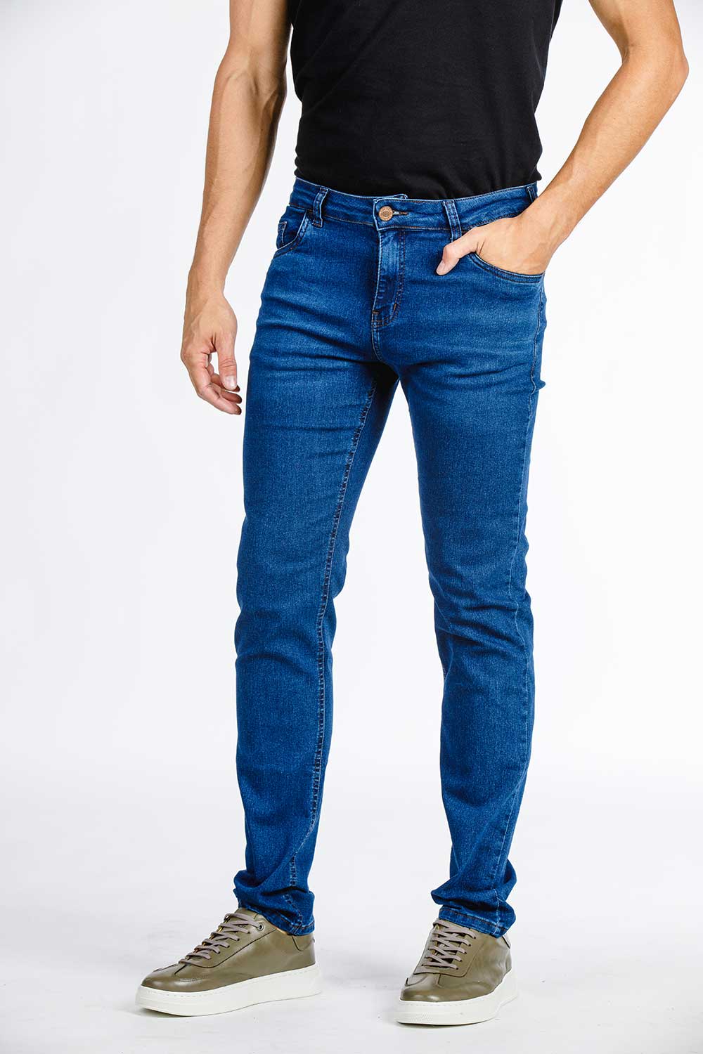 CALÇA JEANS SLIM DARK BLUE 93