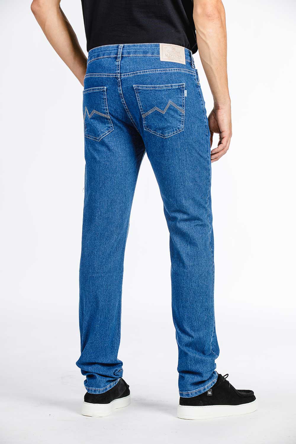 CALÇA JEANS SLIM BLUE WASH 93
