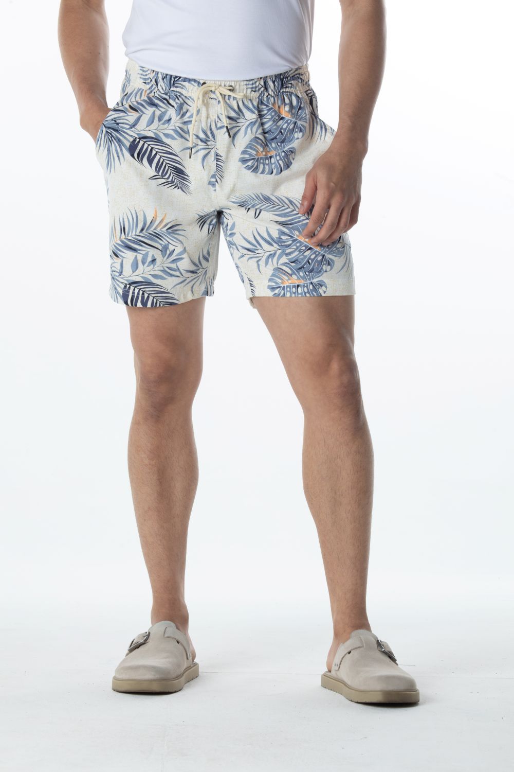 BERMUDA ESTAMPA BLUE FLOWERS