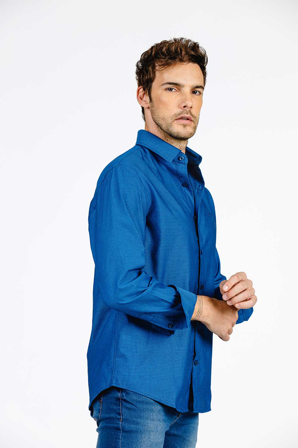 CAMISA COMFORT M/L URBAN SKY