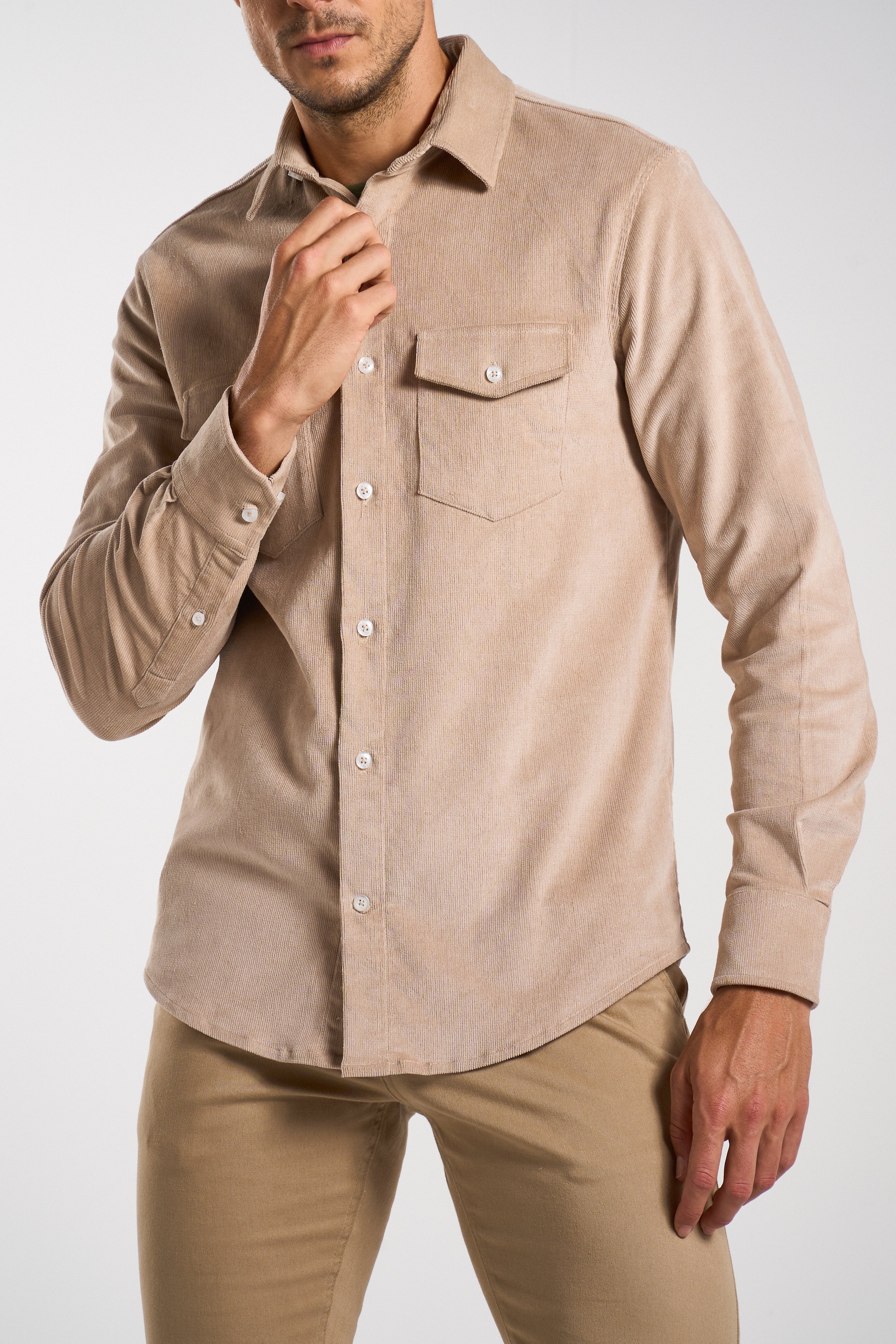 CAMISA M/L COMFORT VELUDO