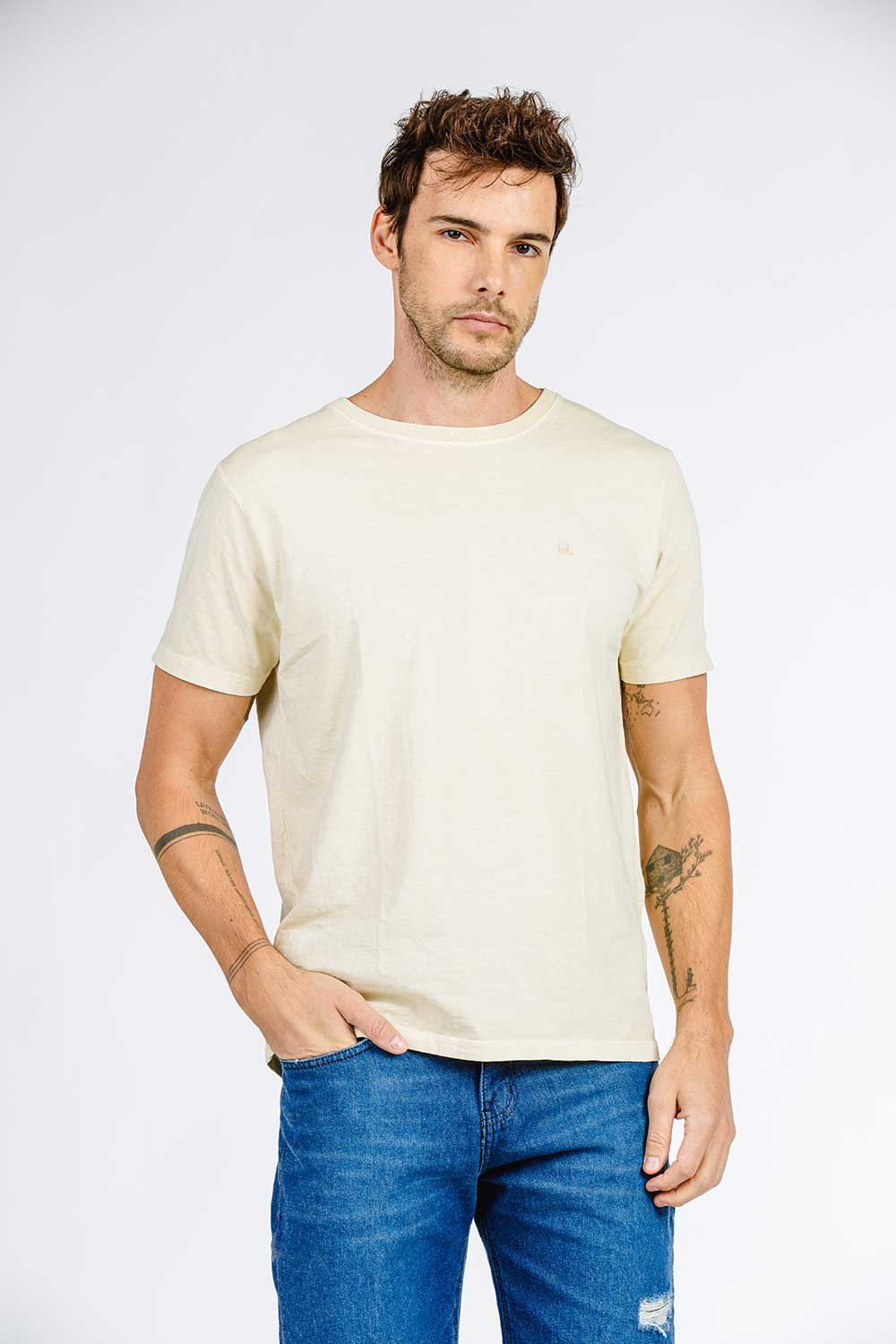 CAMISETA M/C ESTONADA COLORS