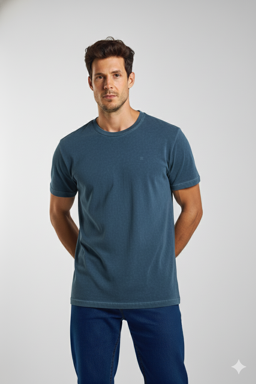 CAMISETA M/C ESTONADA COLORS