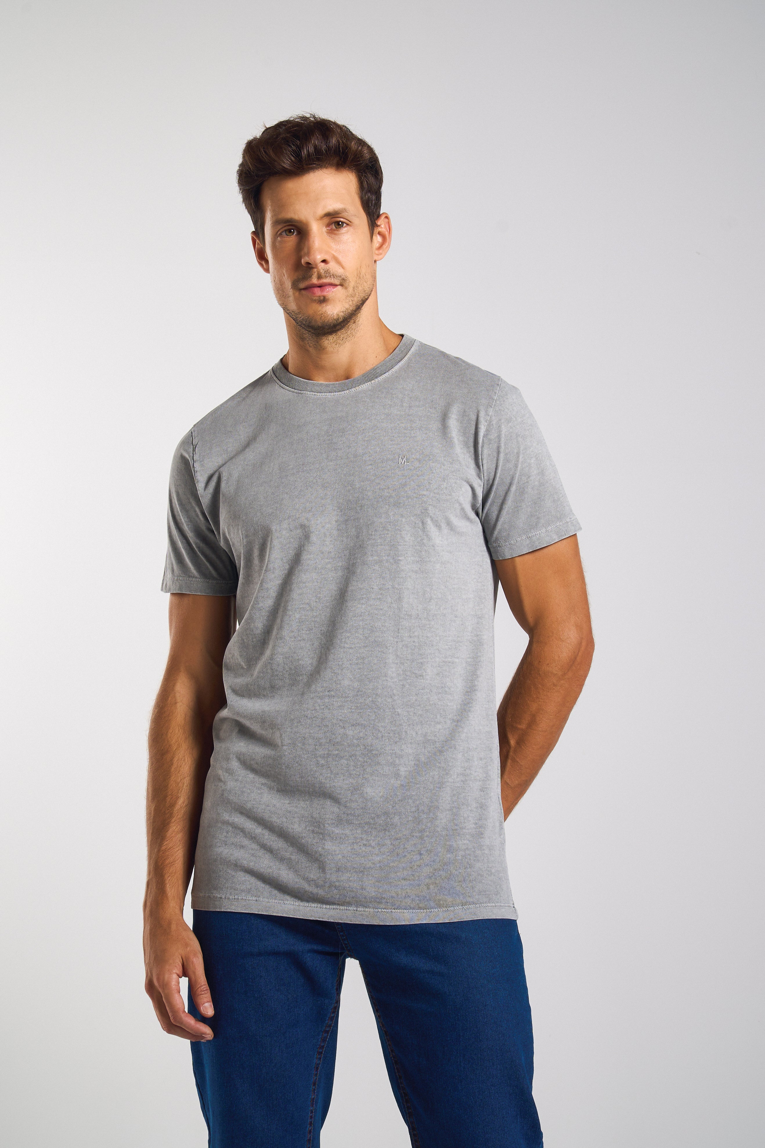 CAMISETA M/C ESTONADA COLORS