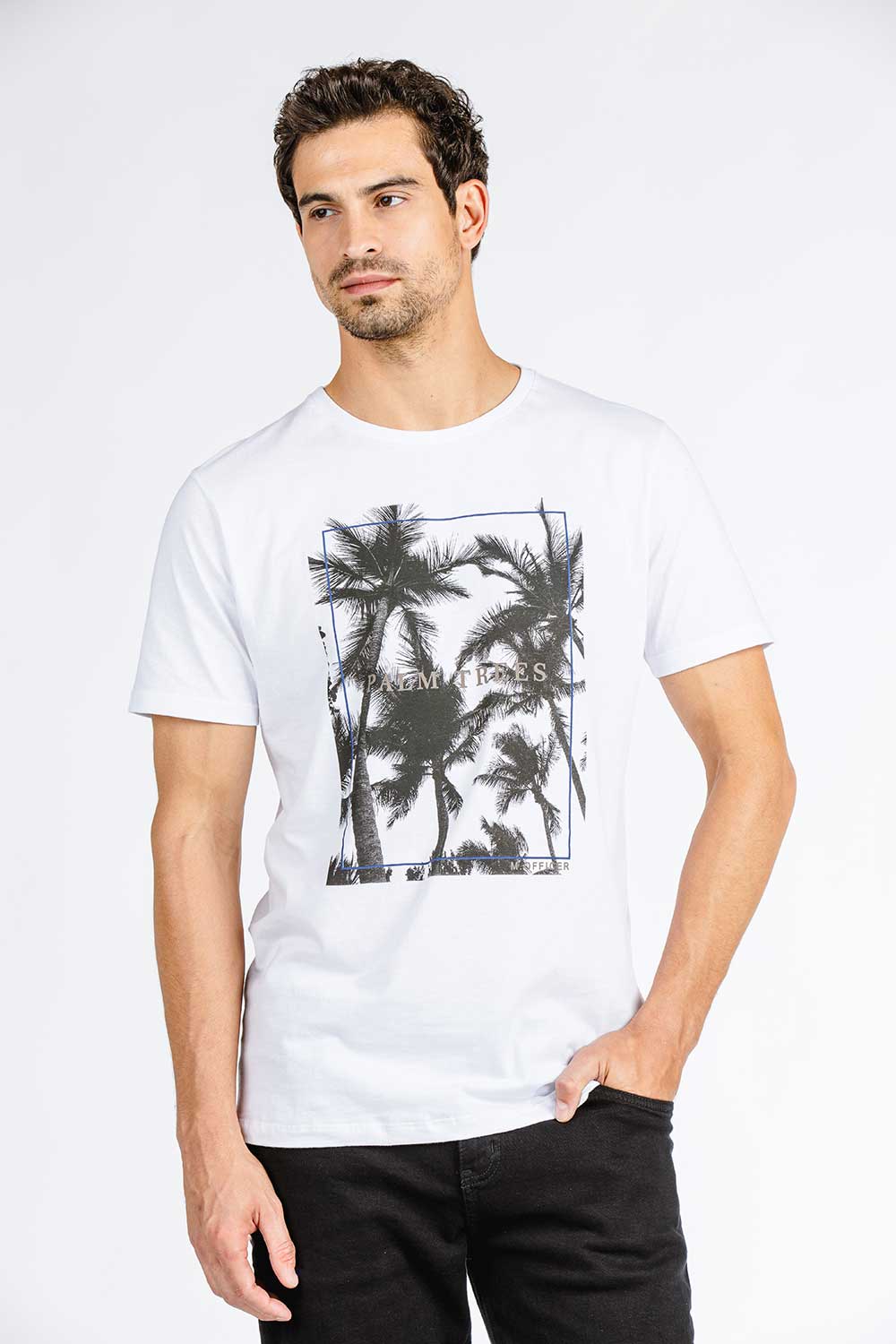 CAMISETA SLIM M/C PALM