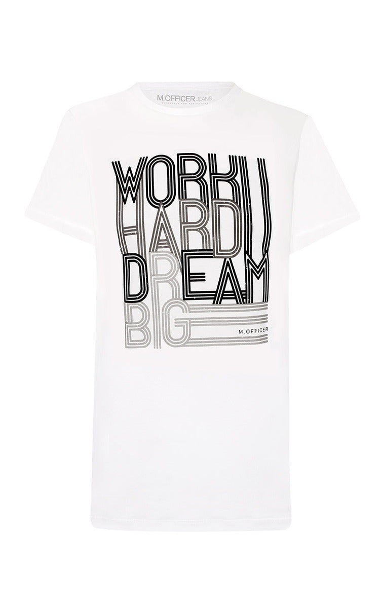 CAMISETA M/C SLIM WORK HARD