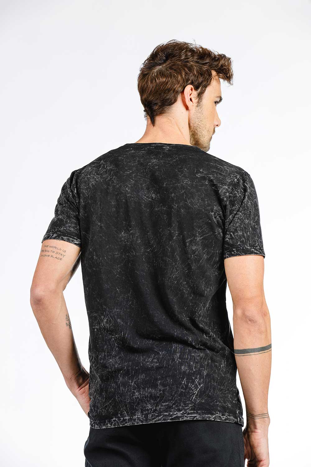CAMISETA M/C MARMORIZADA