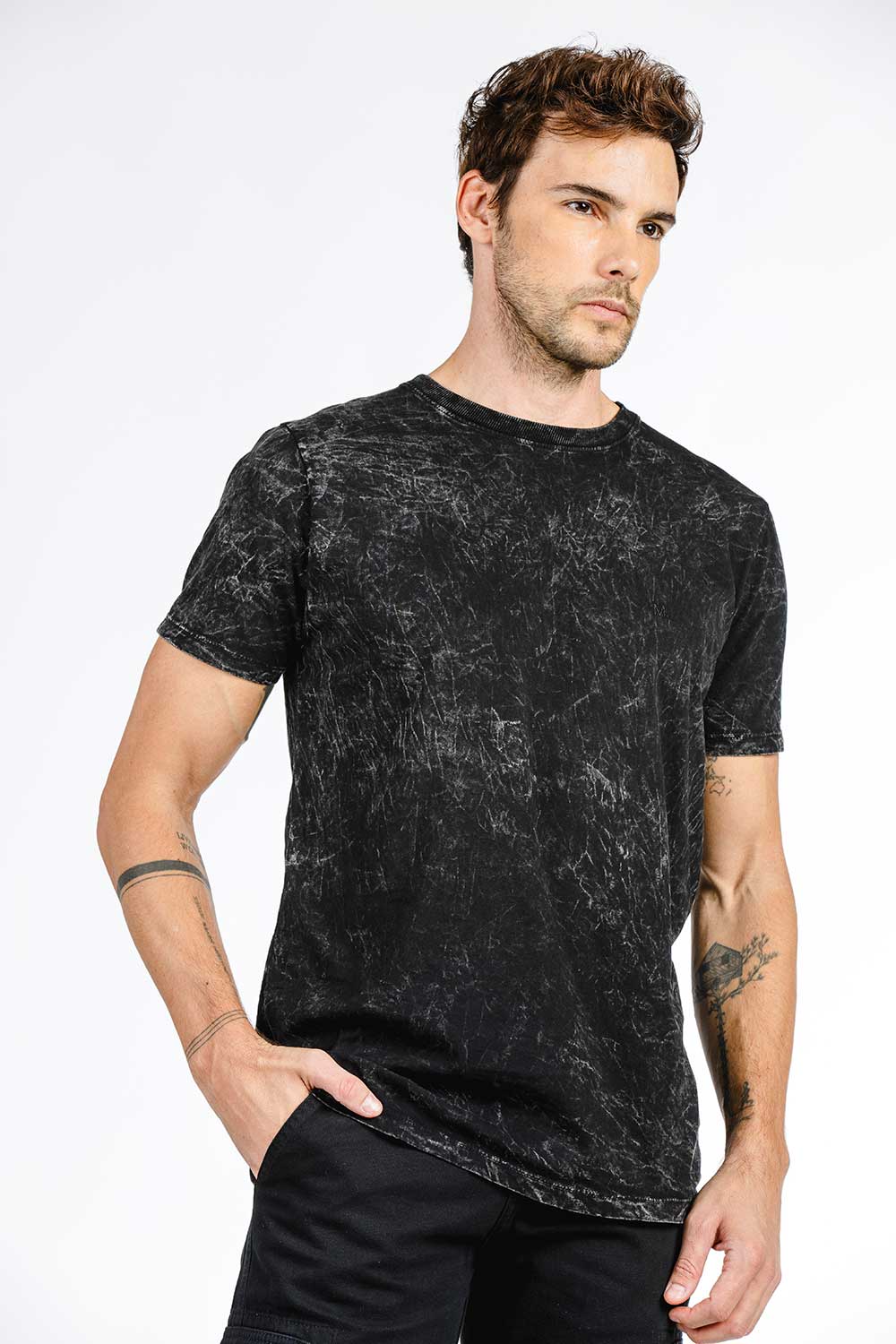 CAMISETA M.COMFORT M/C MARMORIZADA