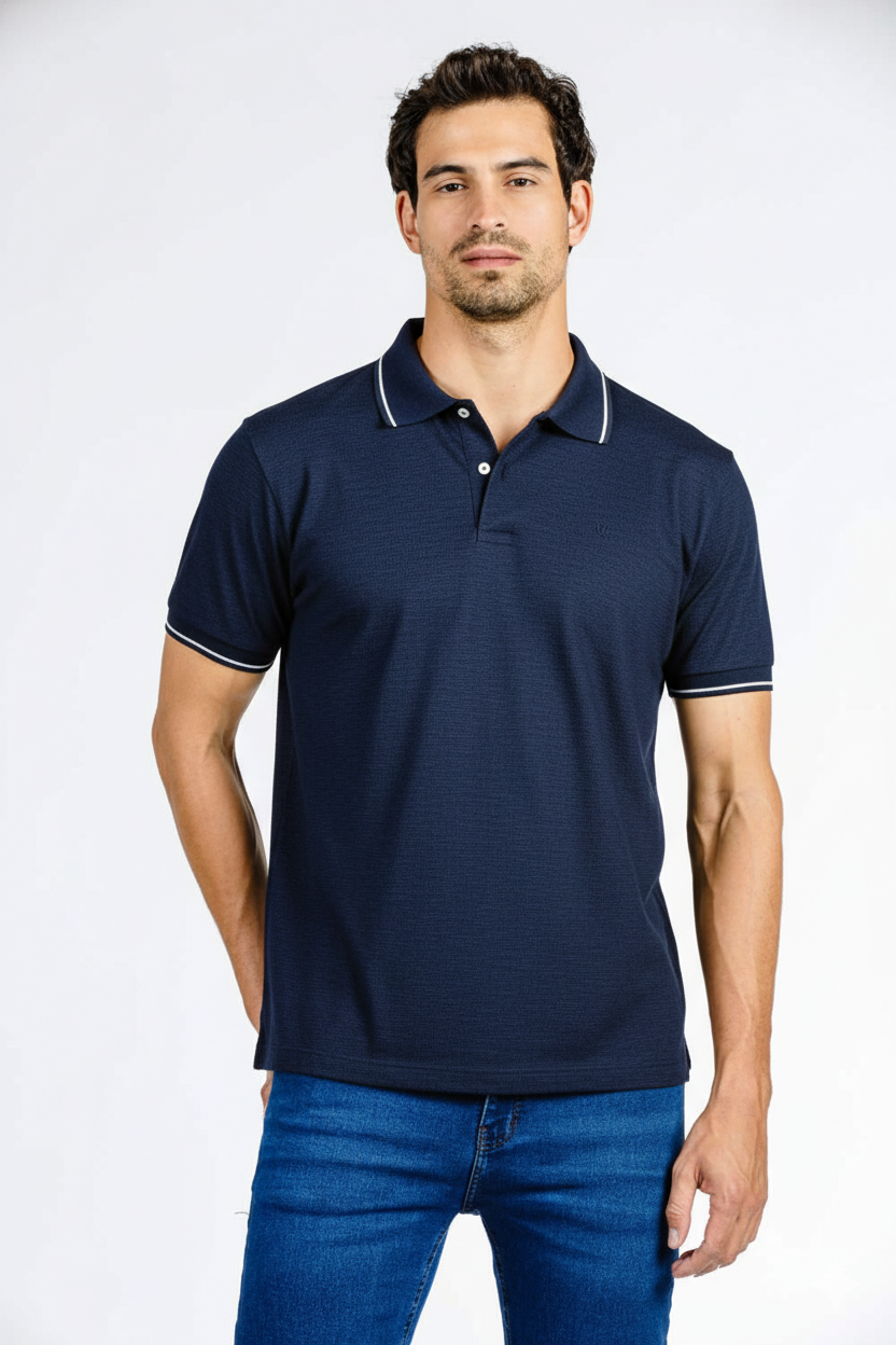 POLO M/C COMFORT DARK WINE