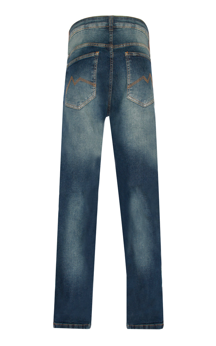 CALÇA JEANS SLIM DARK BLUE