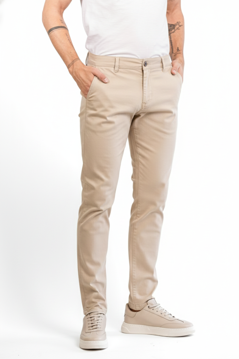 CALÇA SARJA PREMIUM COLOR ALGO C/ELAST