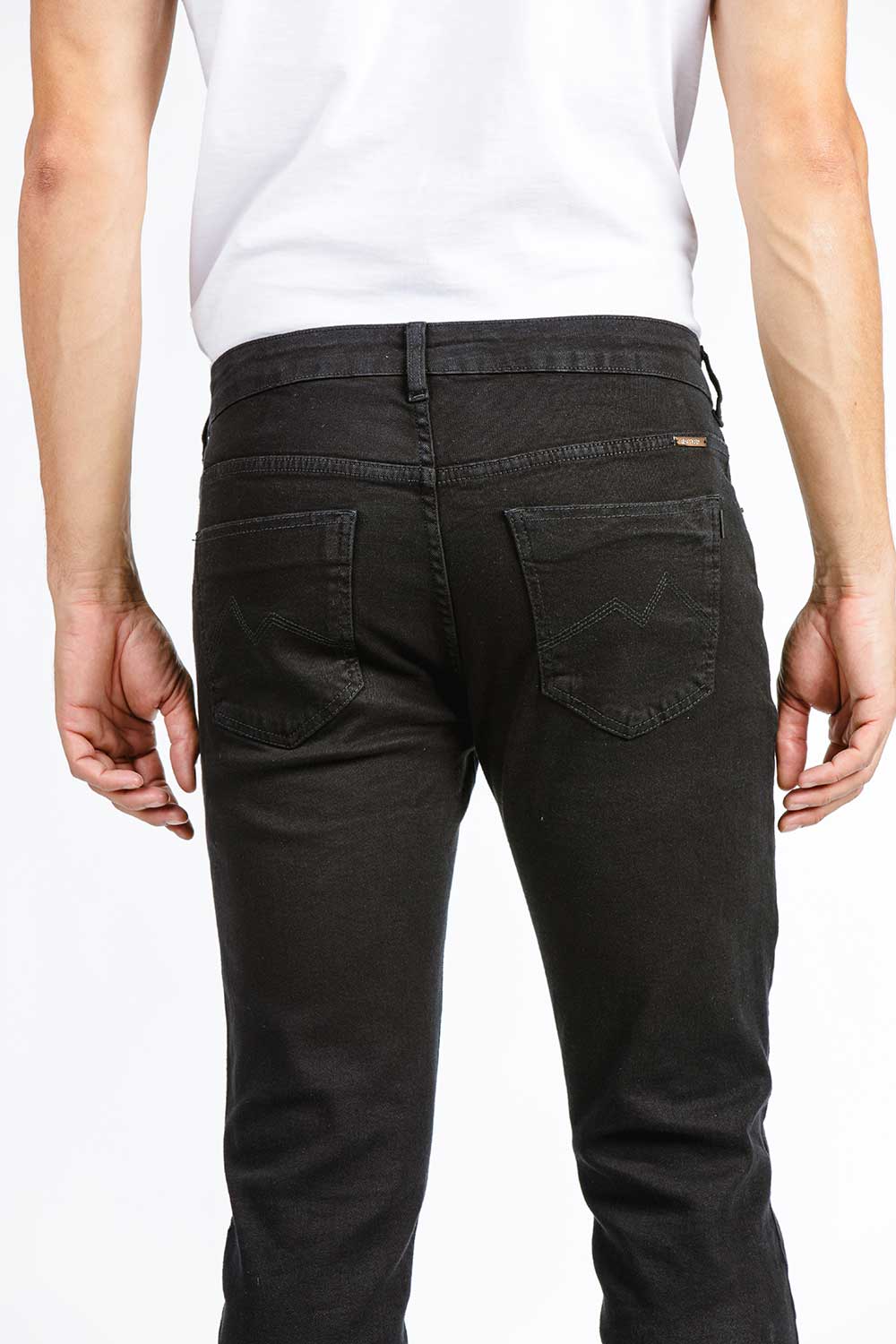 CALÇA JEANS COOL FIT SUPER BLACK DENIN