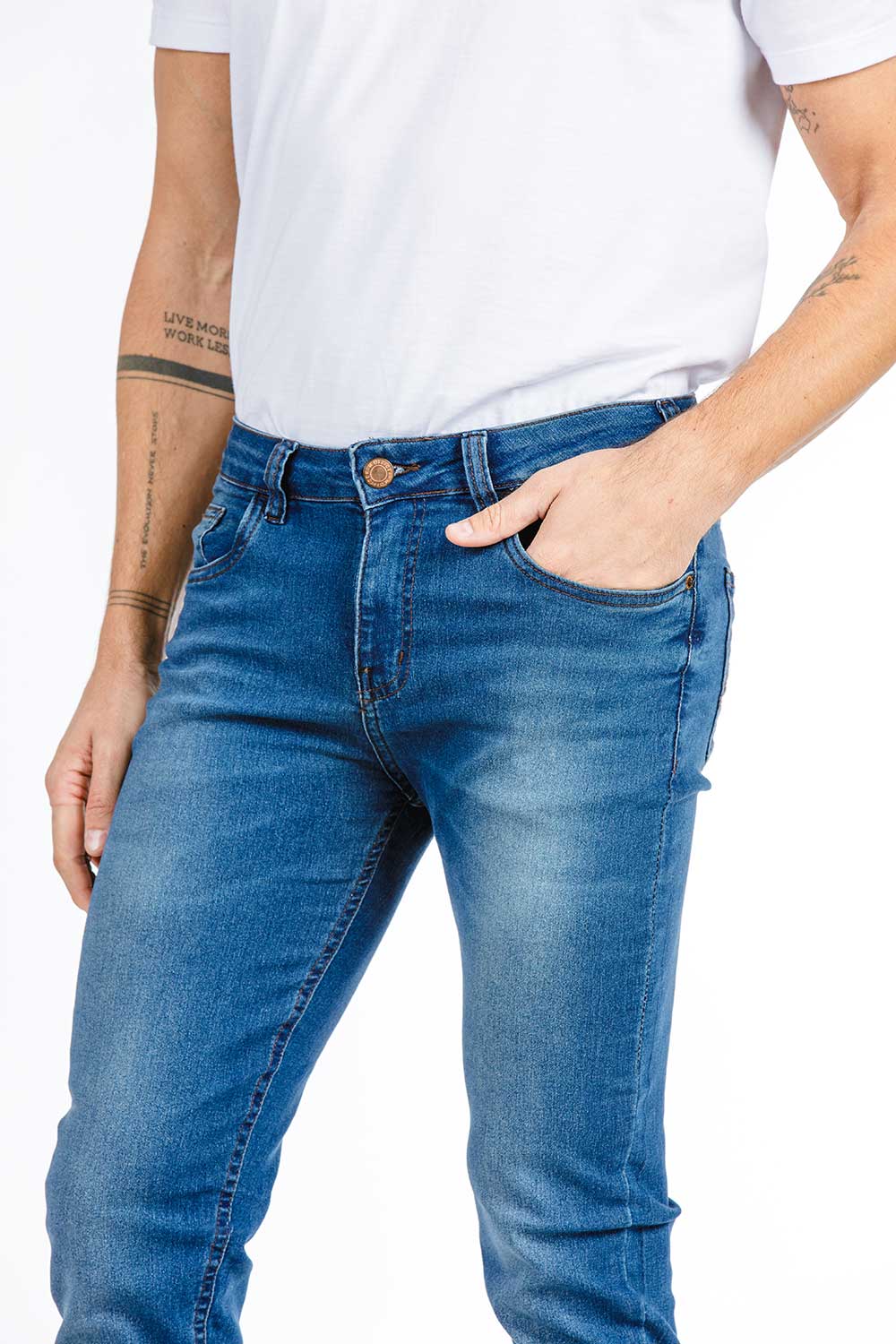 CALÇA JEANS SUPER COOL FIT DARK BLUE