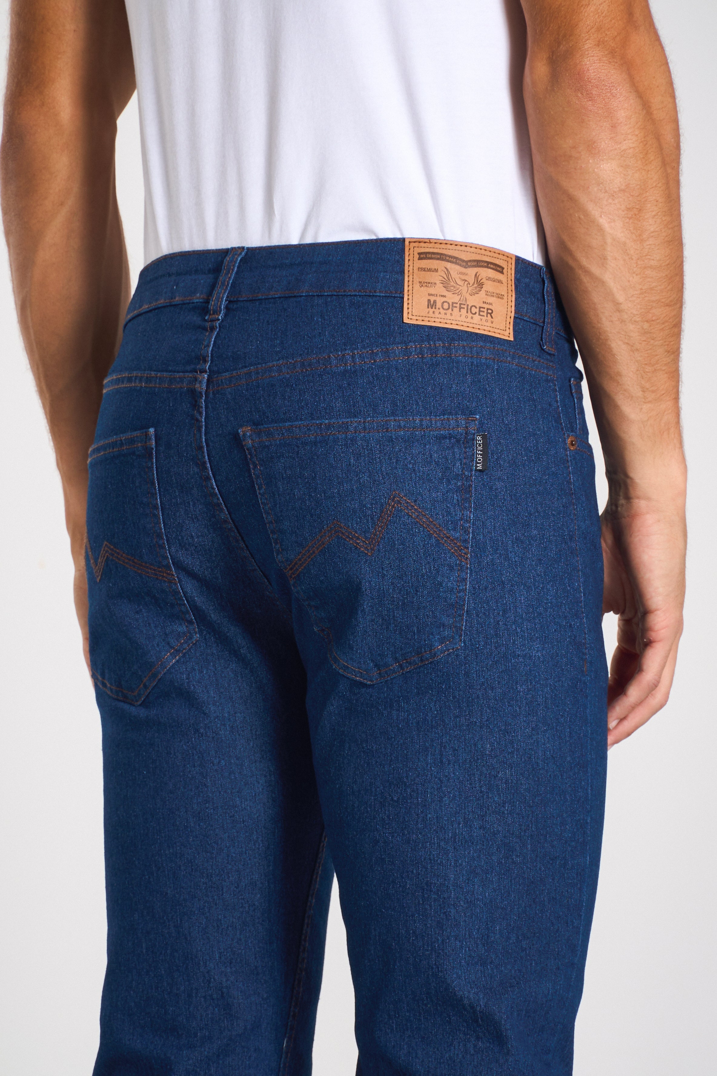 CALÇA JEANS SLIM AMACIADO 25