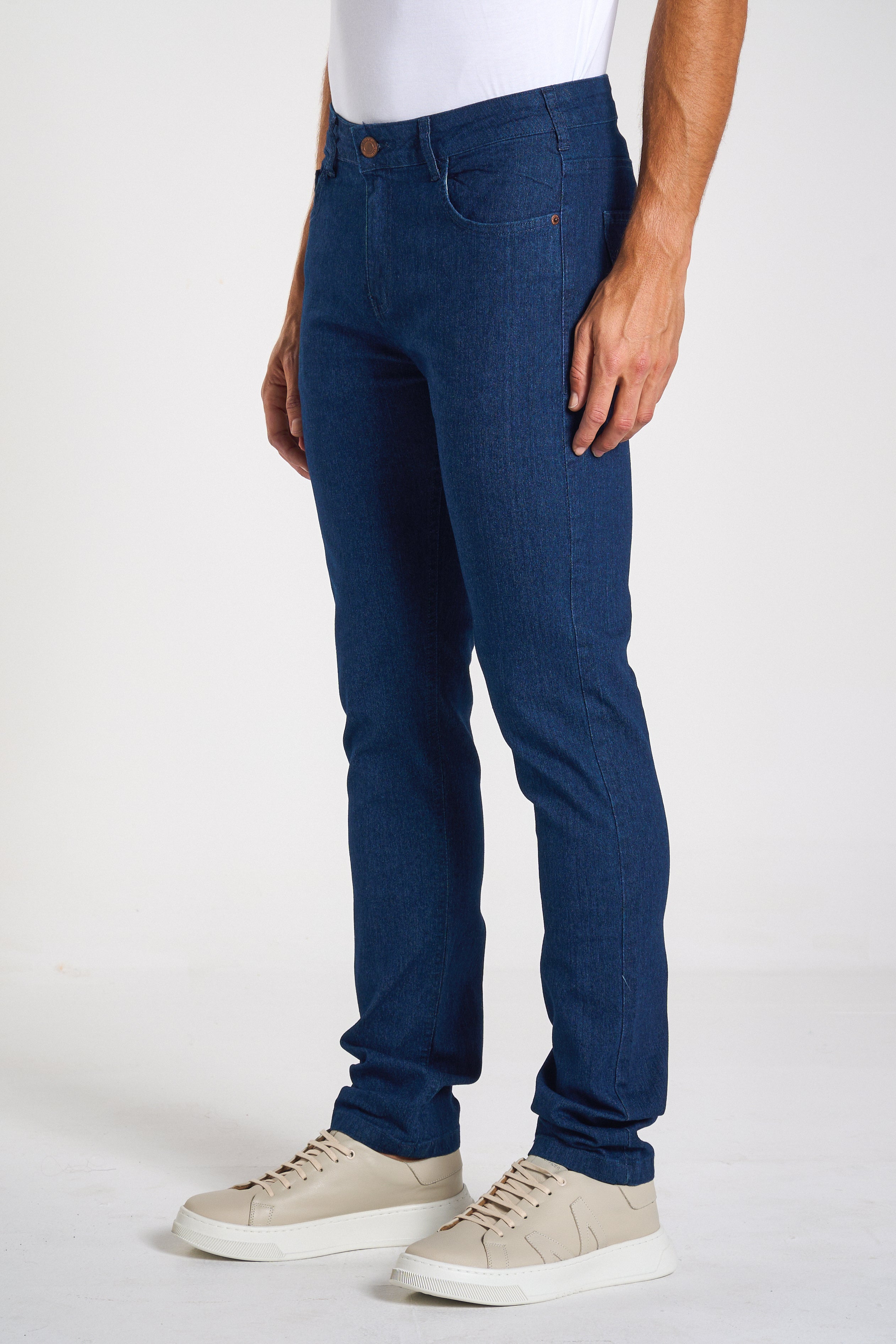 CALÇA JEANS MASC SLIM AMACIADO