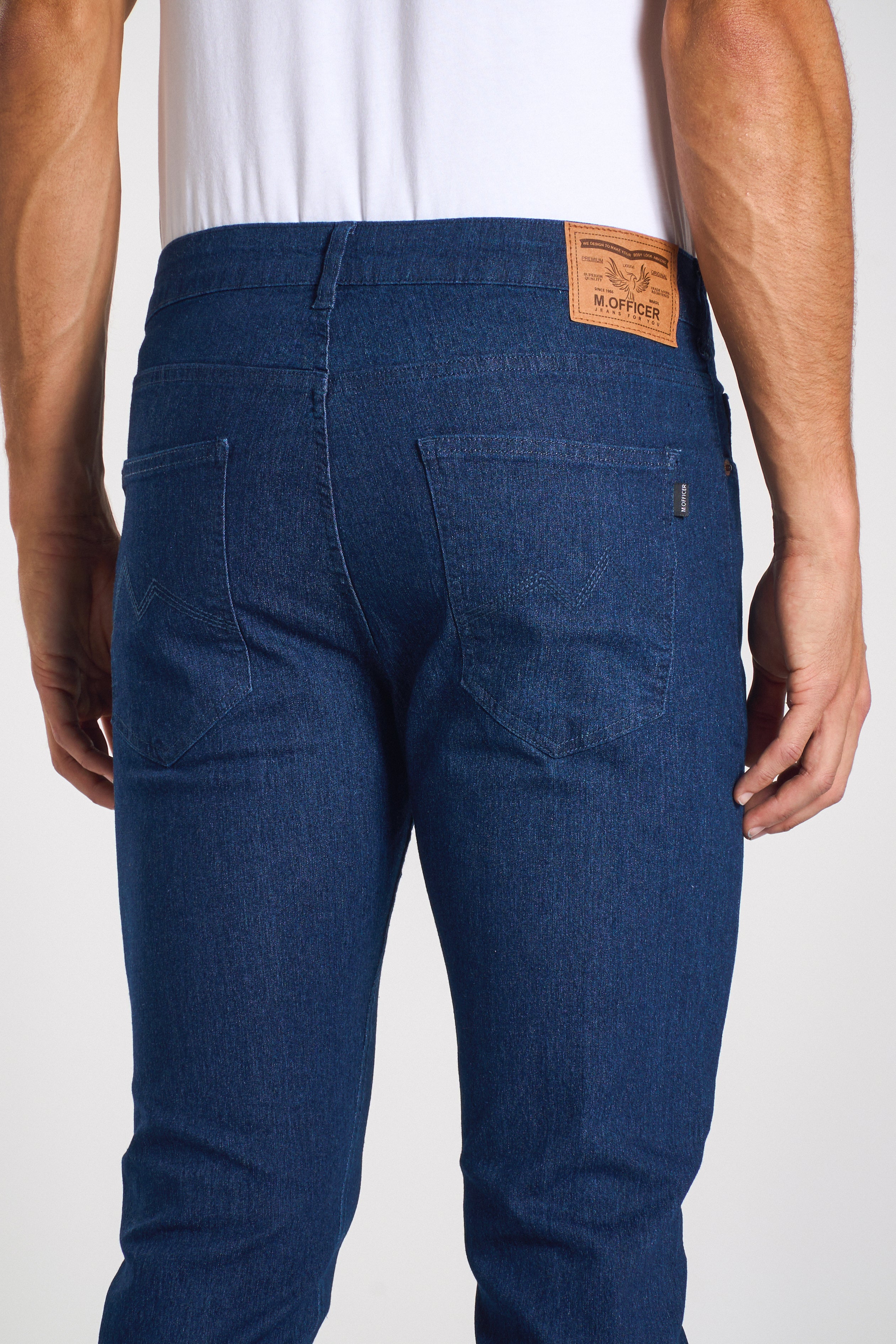 CALÇA JEANS MASC SLIM AMACIADO