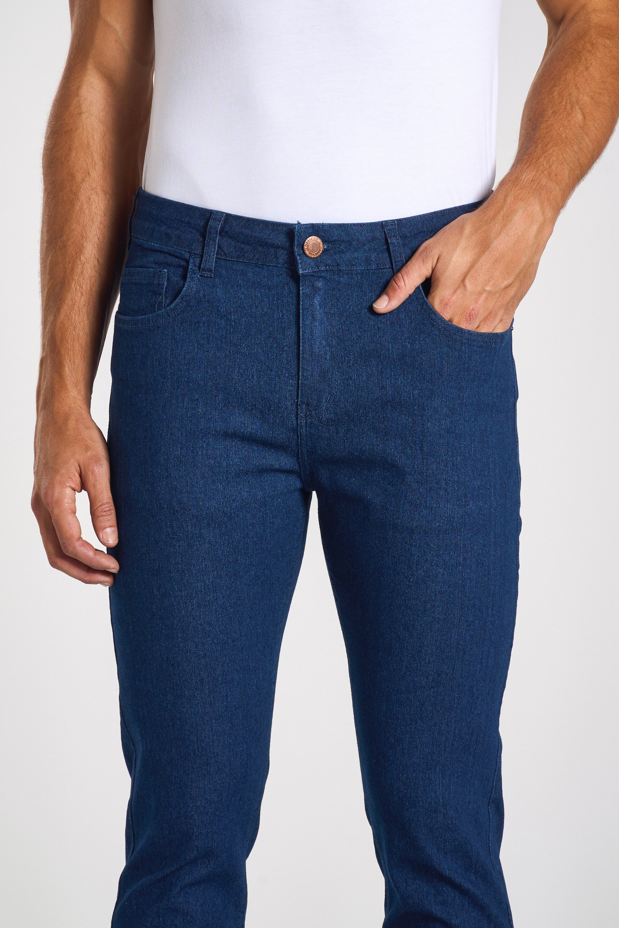 CALÇA JEANS MASC SLIM AMACIADO