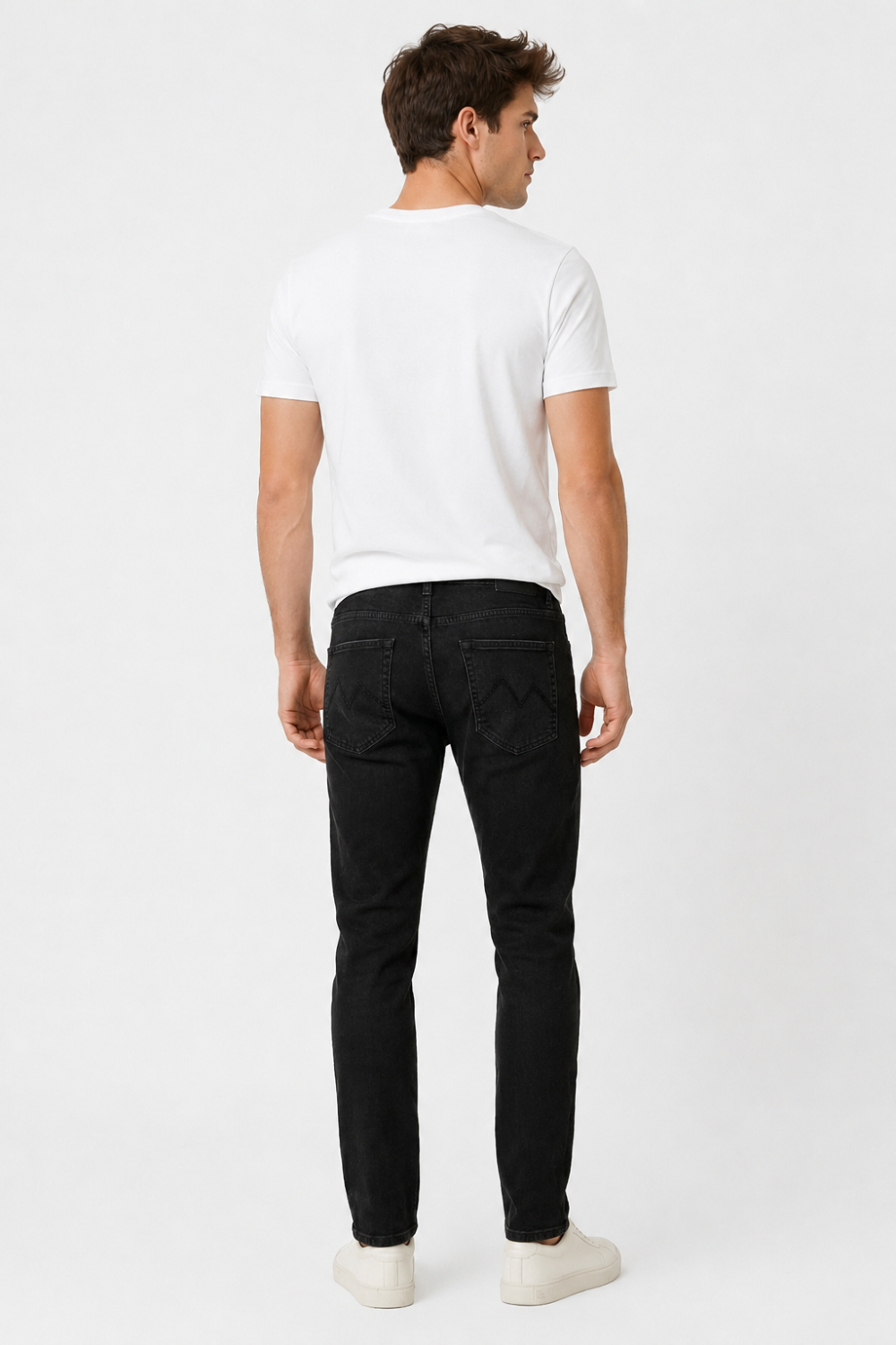 CALÇA JEANS SLIM BLACK DENIM
