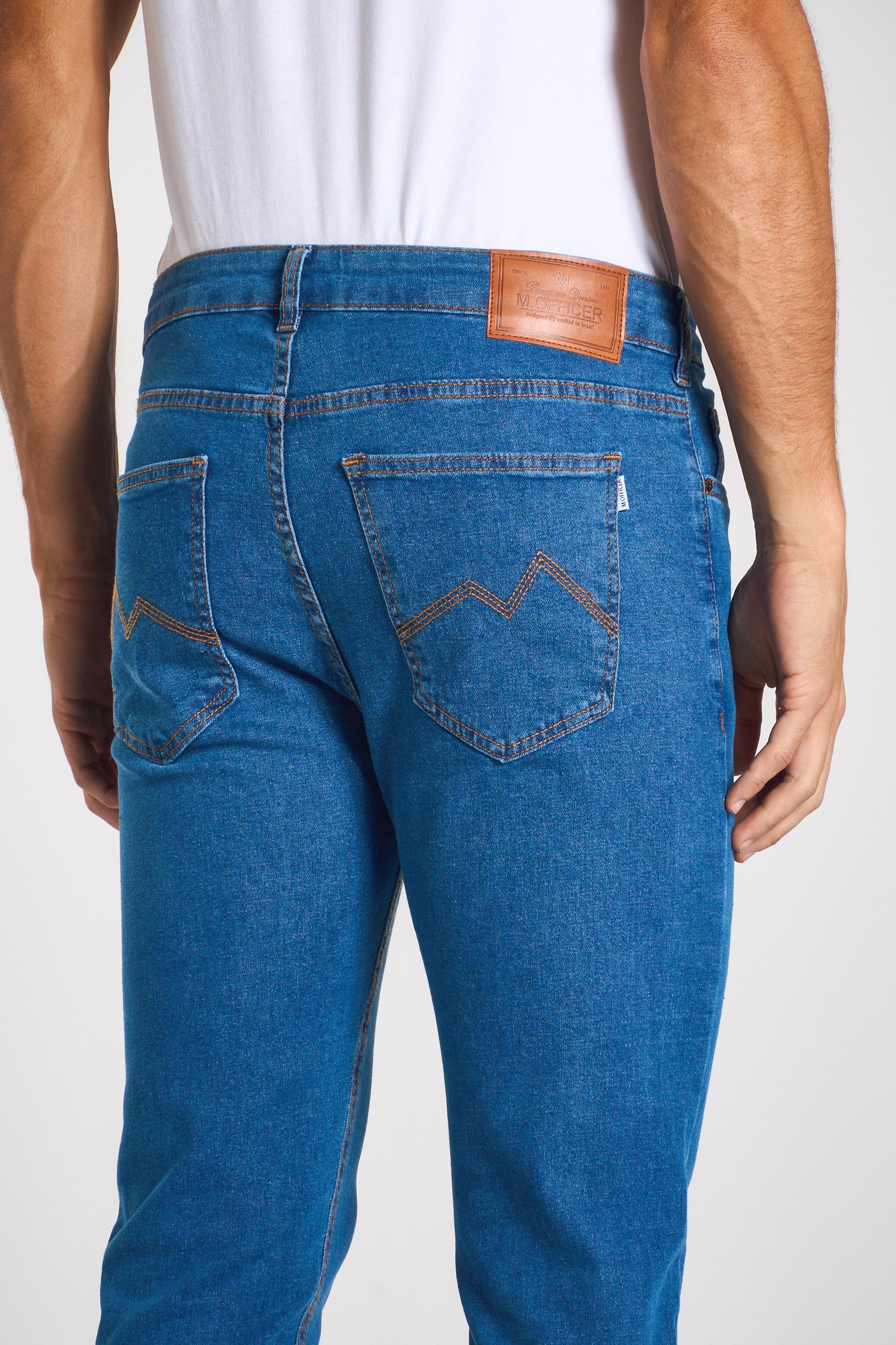 CALCA JEANS SLIM LIGHT BLUE