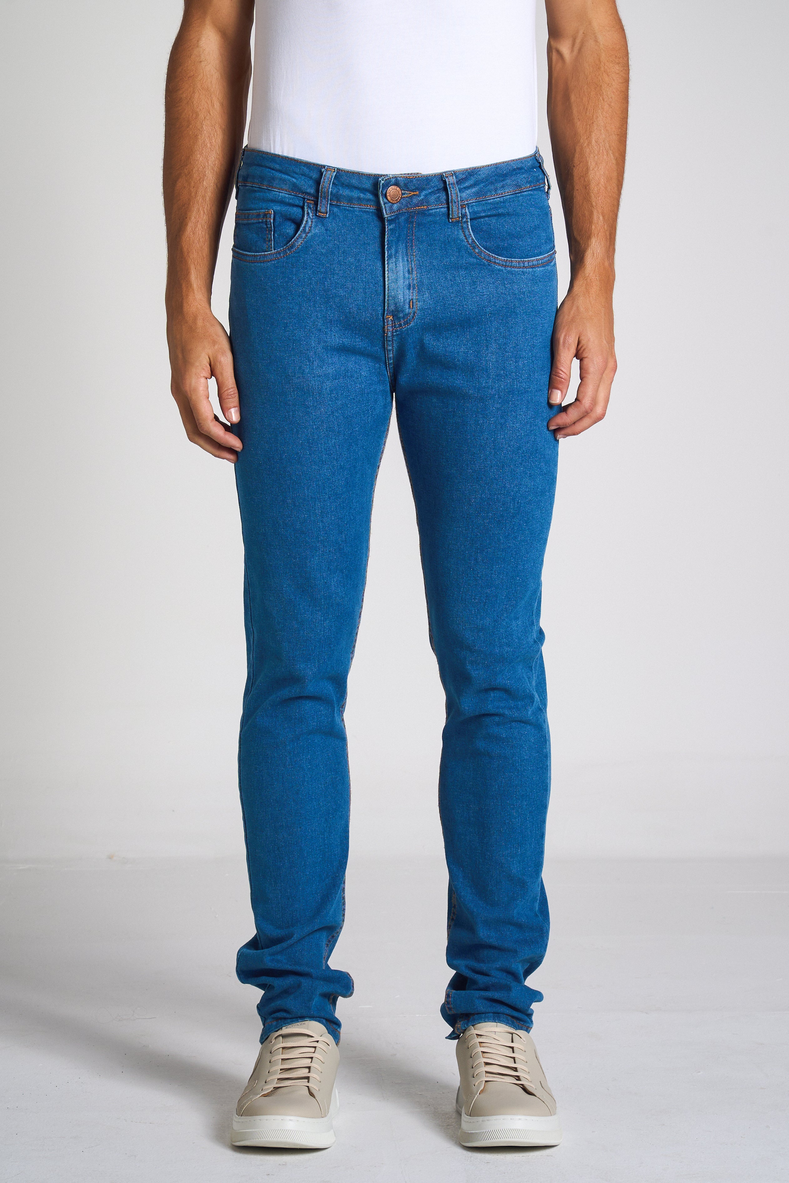 CALCA JEANS SLIM LIGHT BLUE