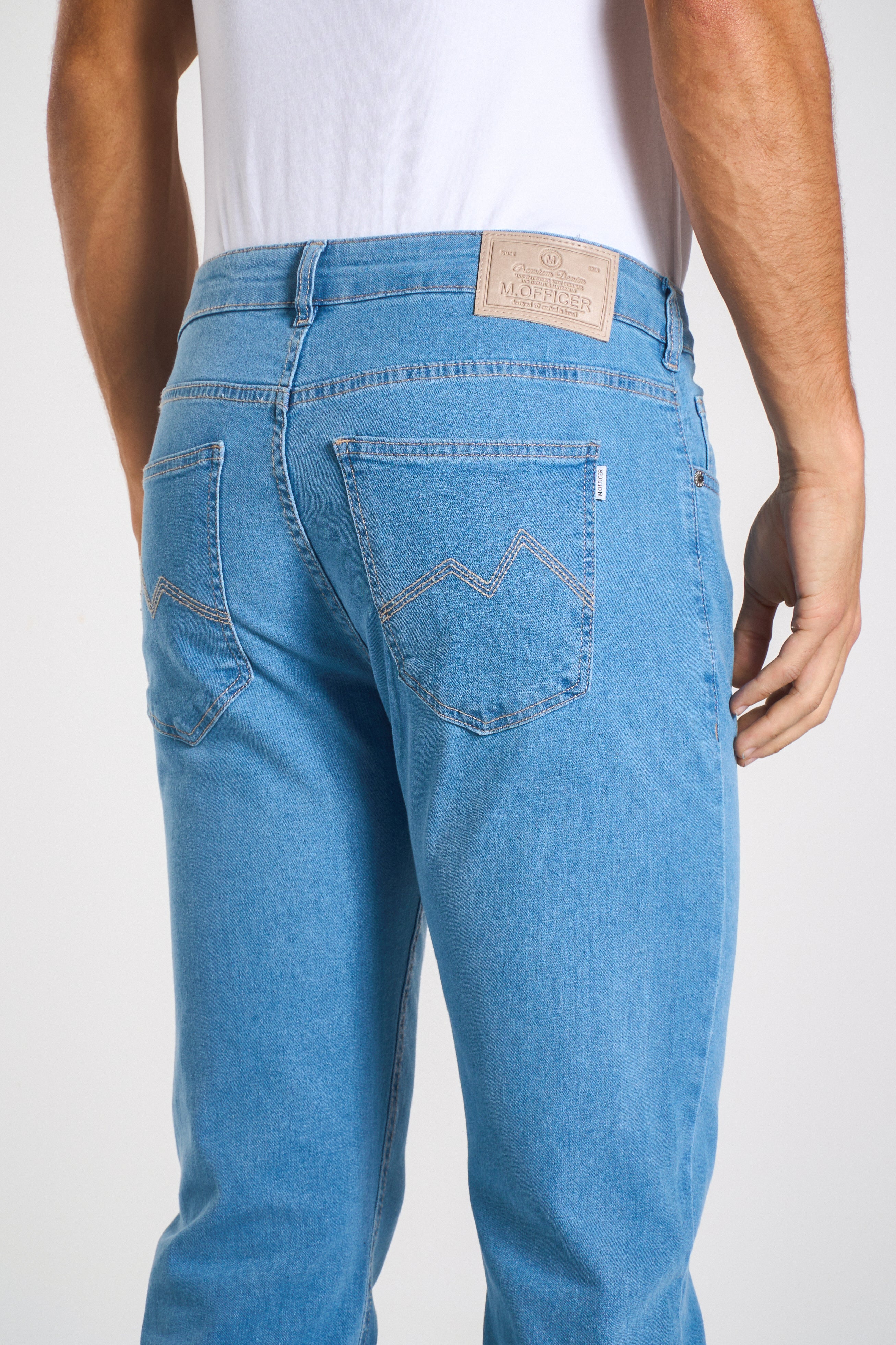 CALÇA JEANS RETA LIGHT BLUE 25