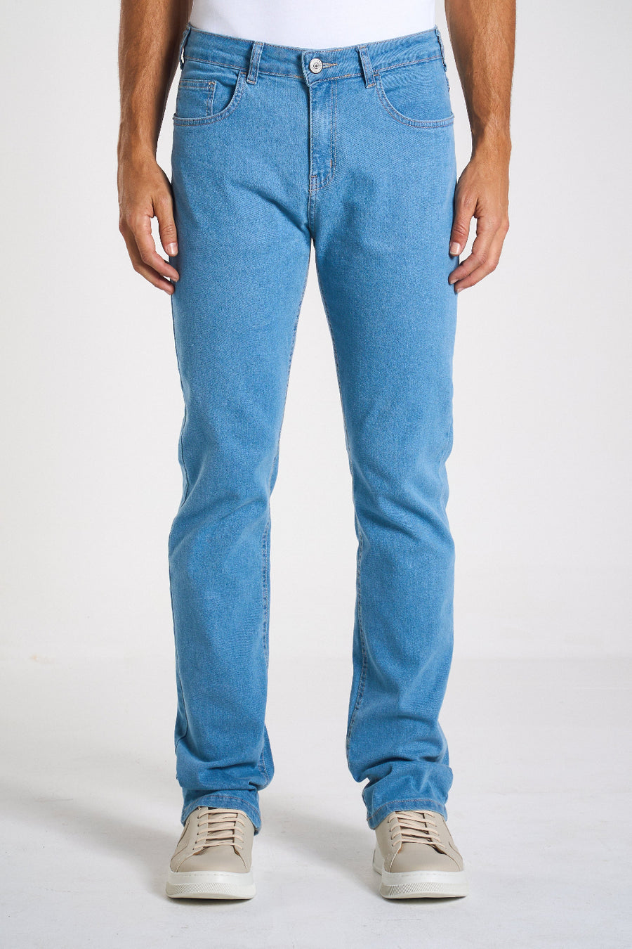 CALÇA JEANS RETA LIGHT BLUE 25