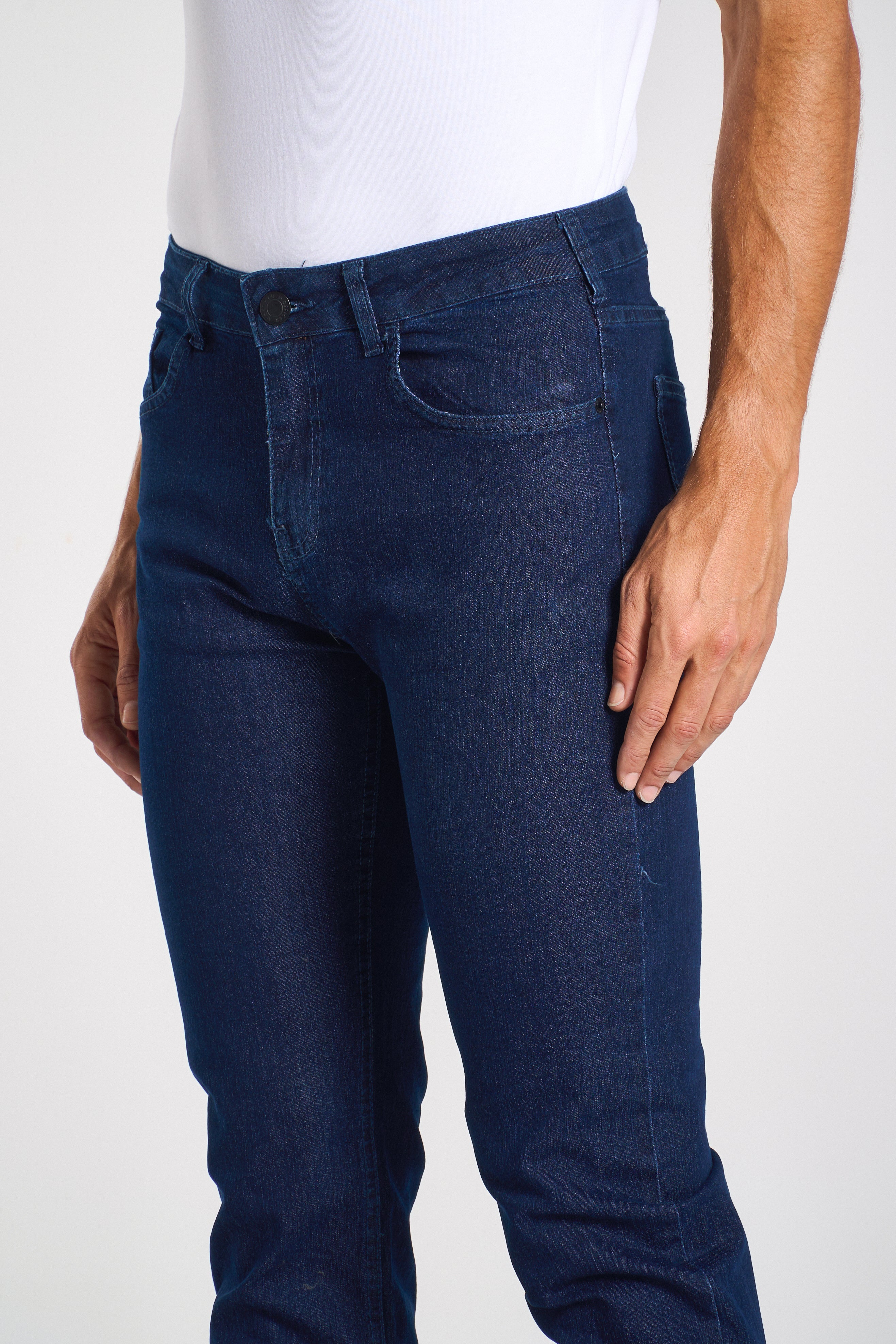 CALÇA JEANS RETA DARK BLUE 25