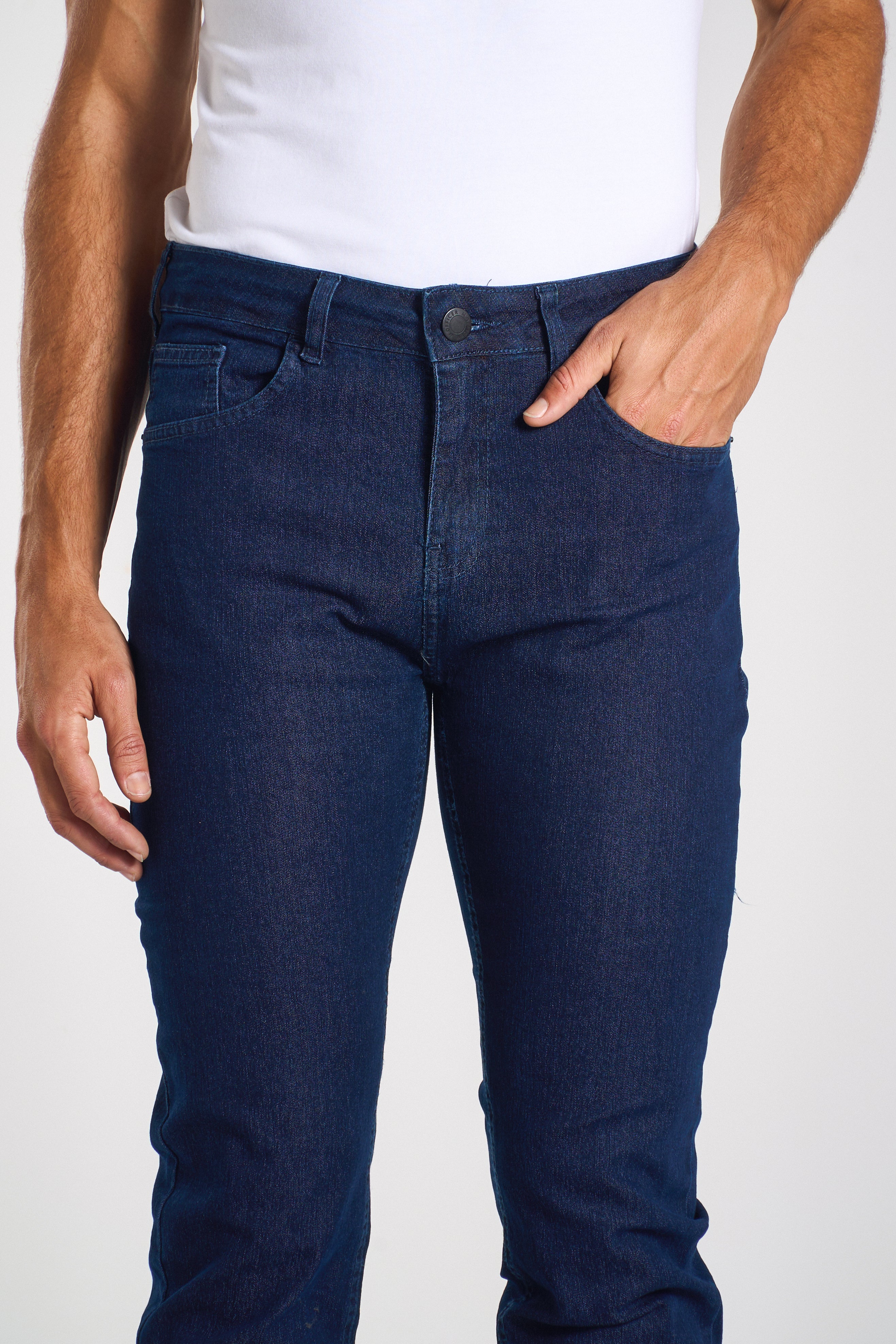 CALÇA JEANS RETA DARK BLUE 25