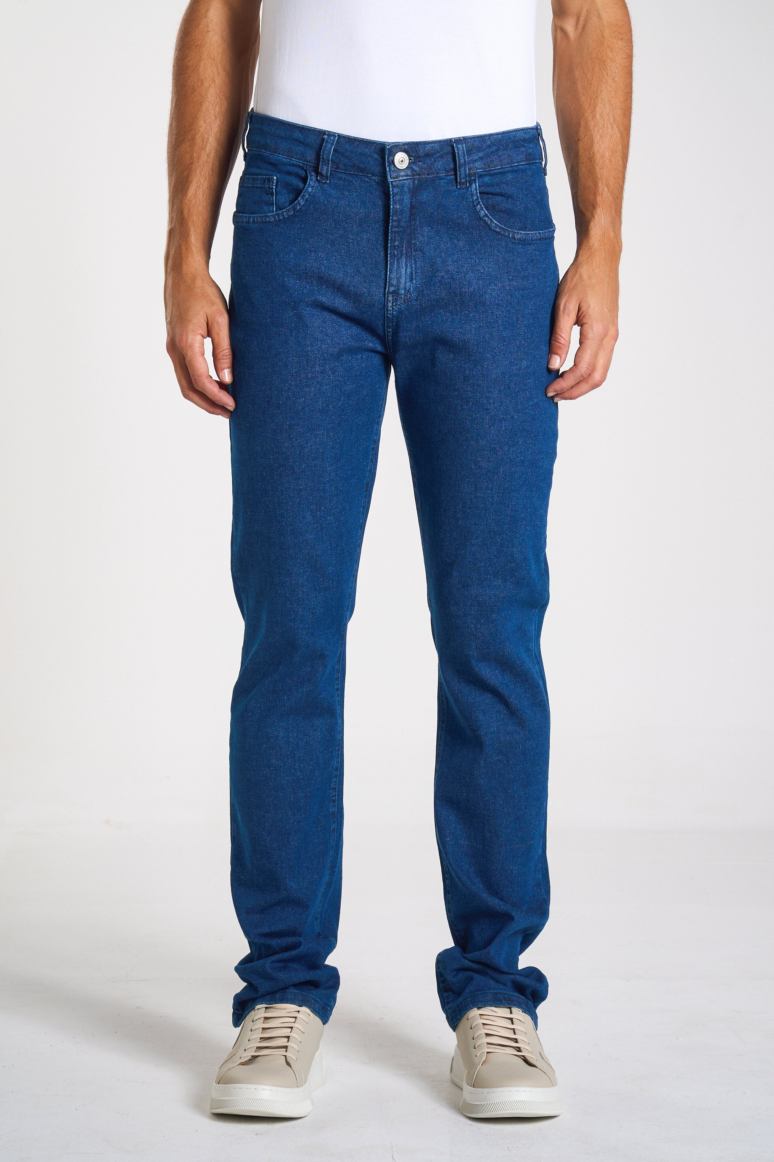 CALÇA JEANS RETA DARK BLUE 25