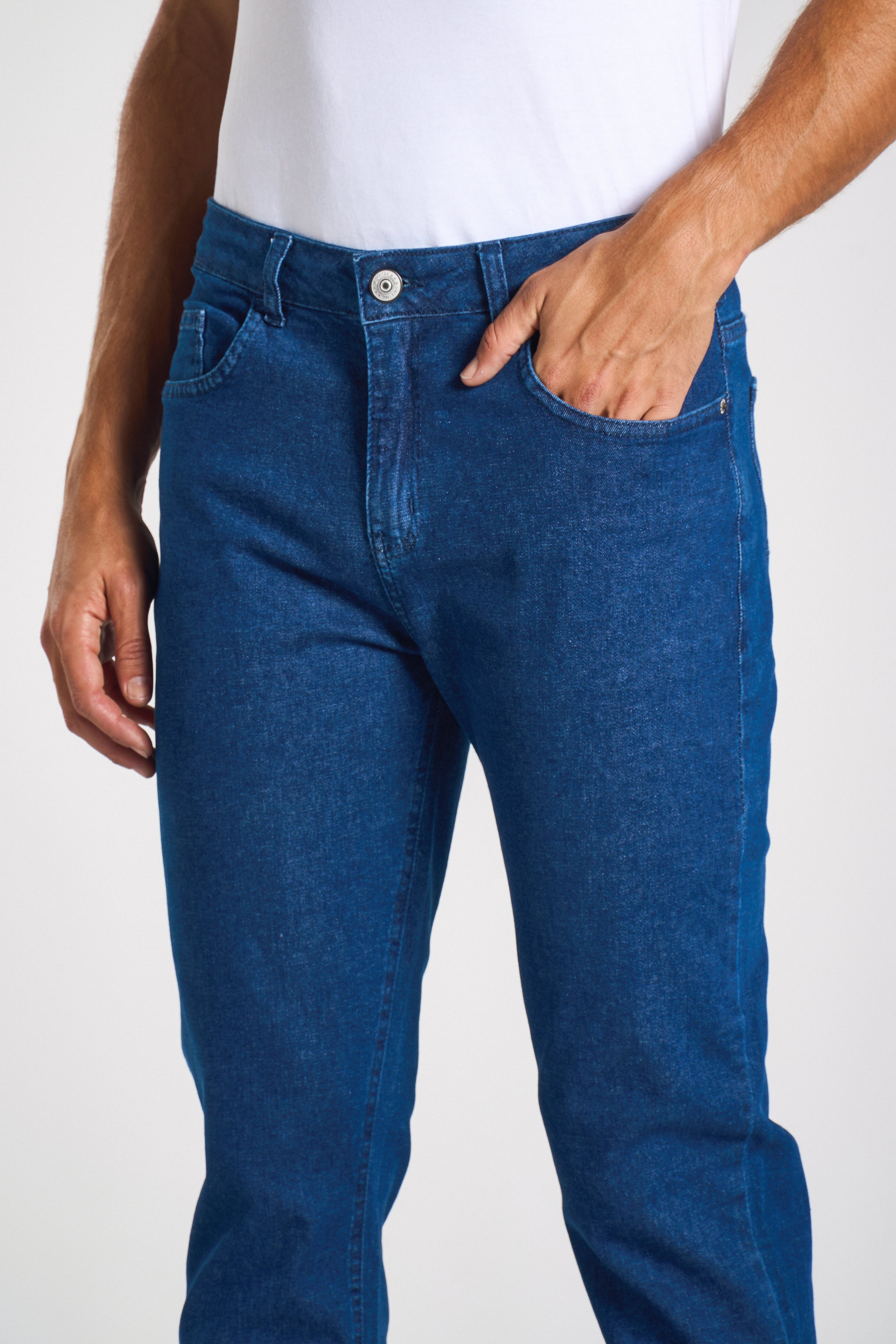 CALÇA JEANS RETA DARK BLUE 25