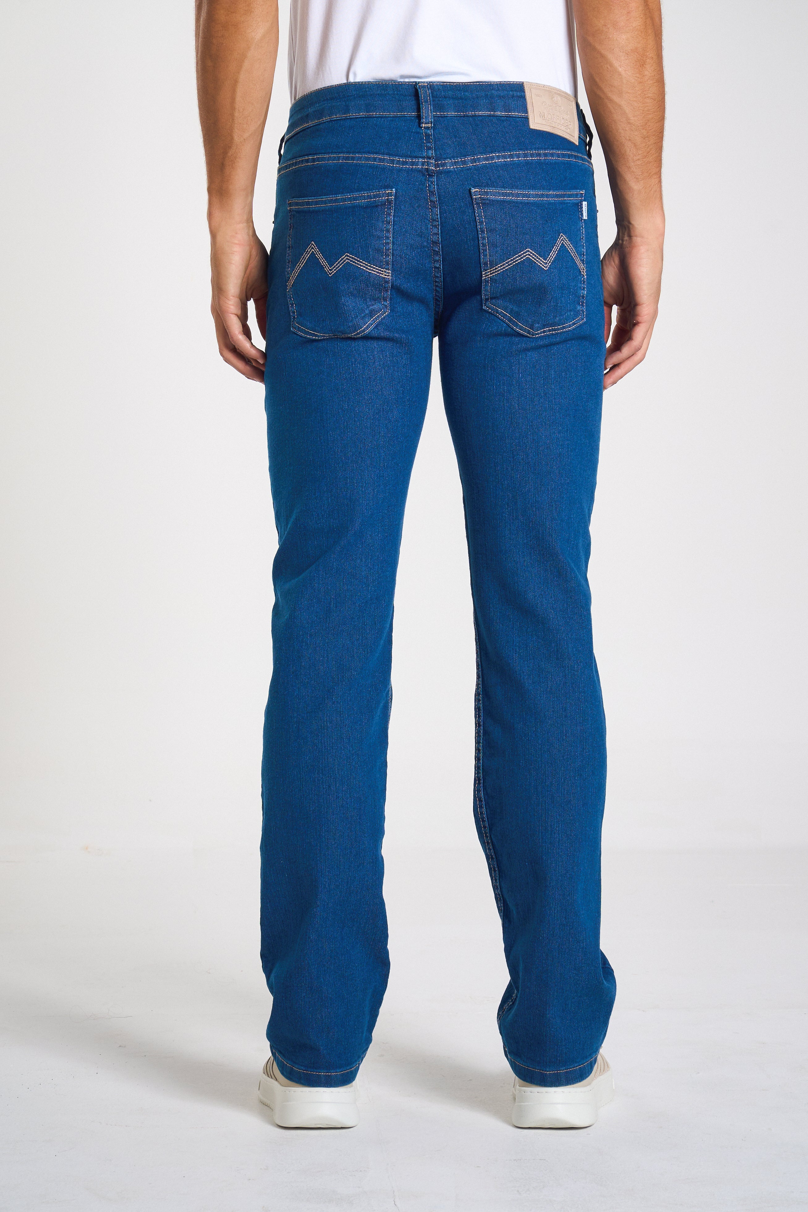 CALÇA JEANS RETA BLUE WASH 25