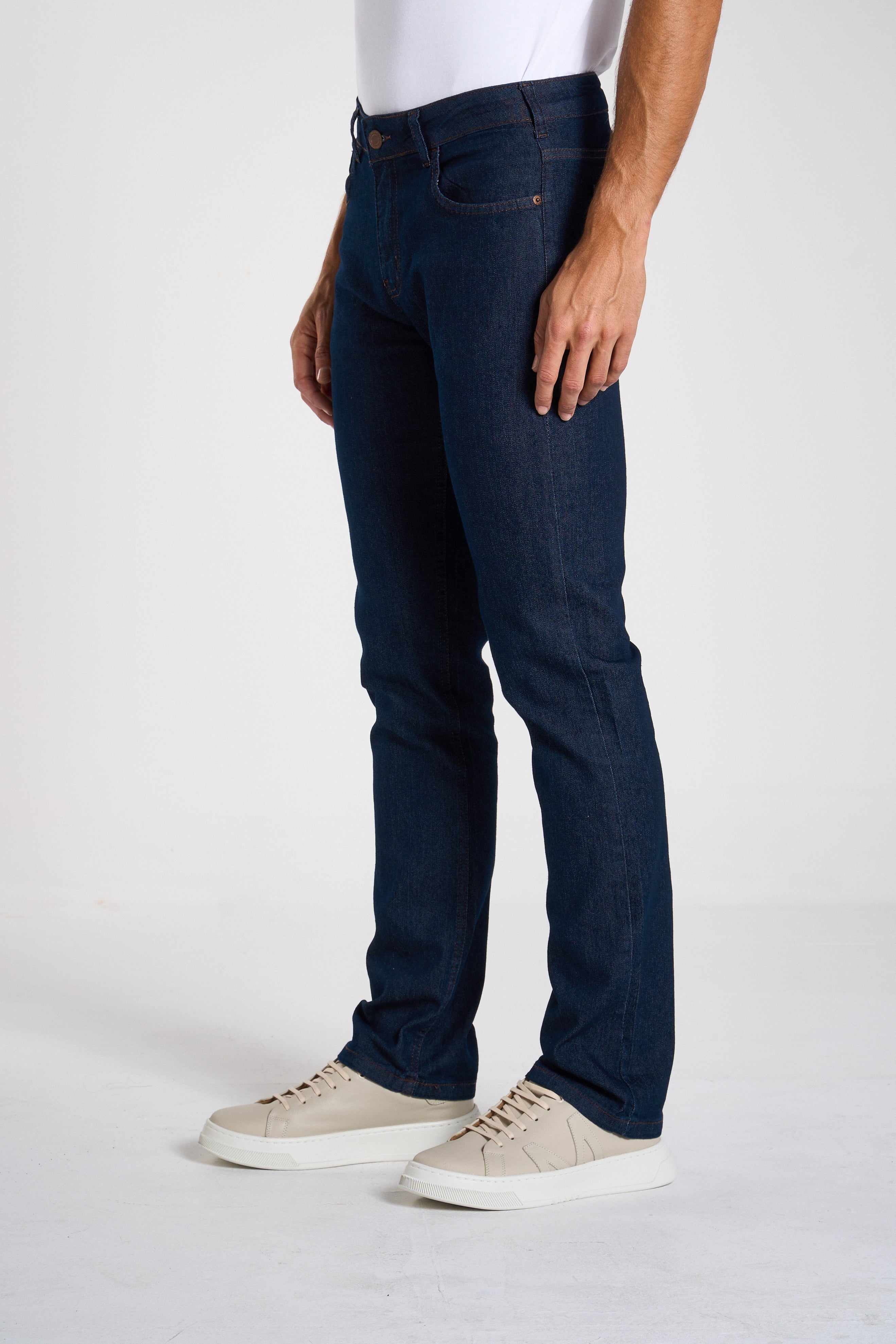 CALÇA JEANS RETA DEEP BLUE 25