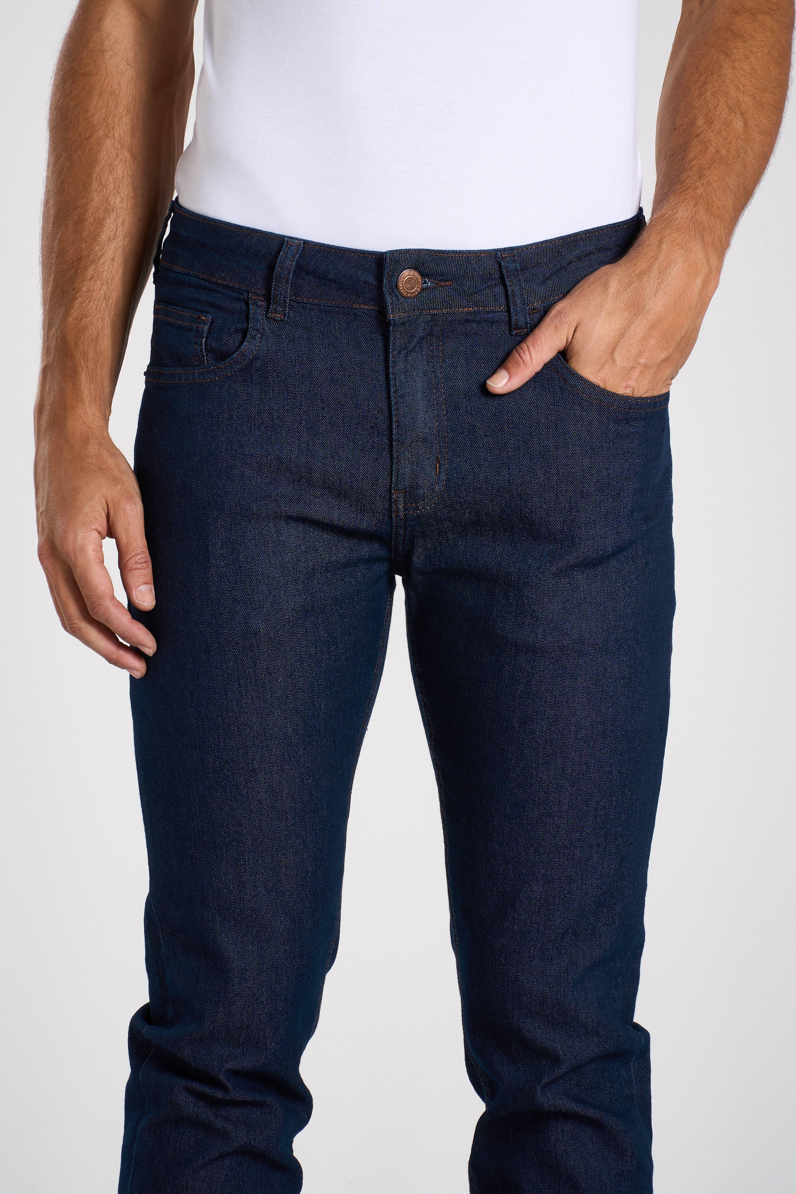CALÇA JEANS RETA DEEP BLUE 25