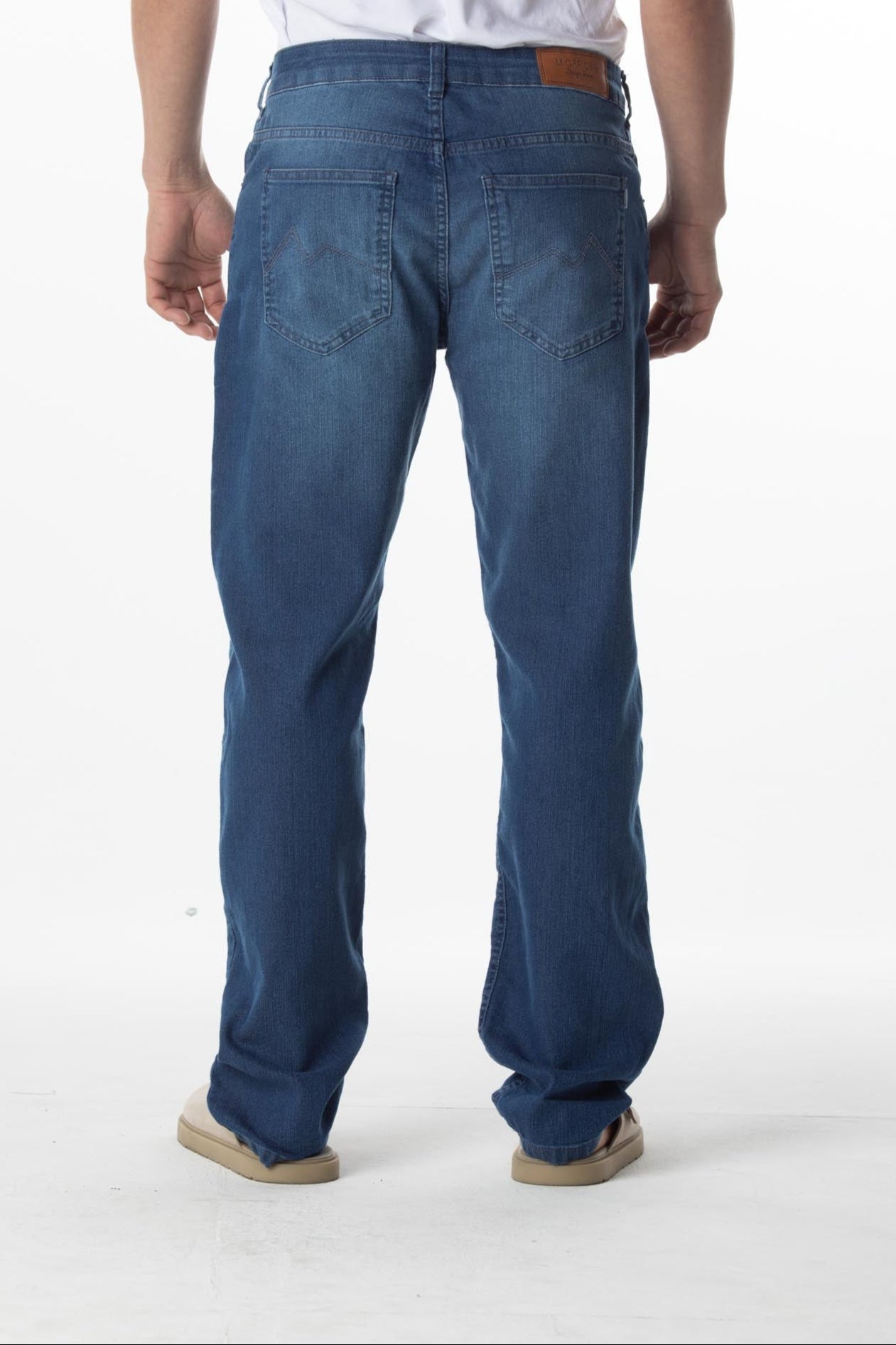 CALÇA JEANS SLIM LIGHT BLUE