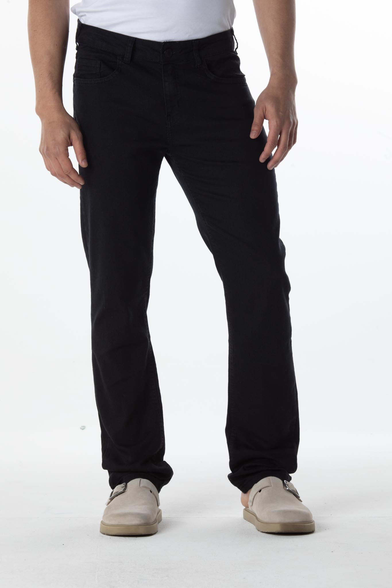 CALÇA JEANS SLIM BLACK DENIM