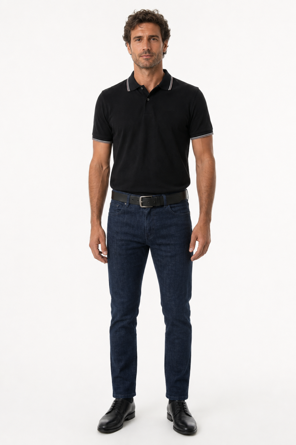 CALÇA JEANS SLIM DARK BLUE