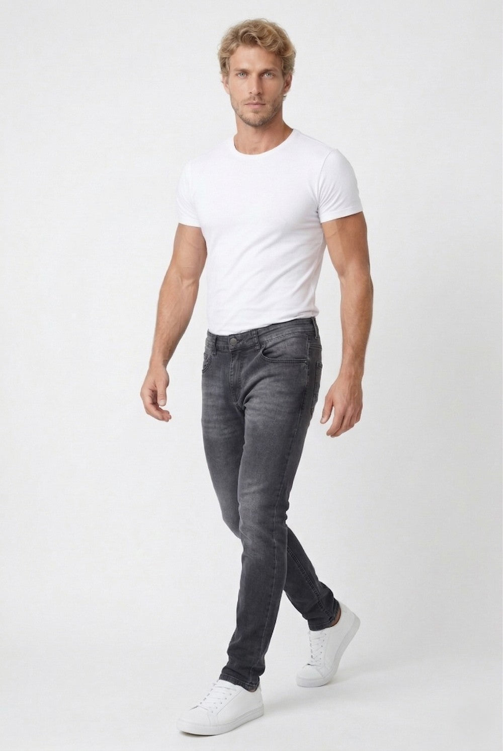 CALÇA JEANS COOL FIT BLACK DENIM
