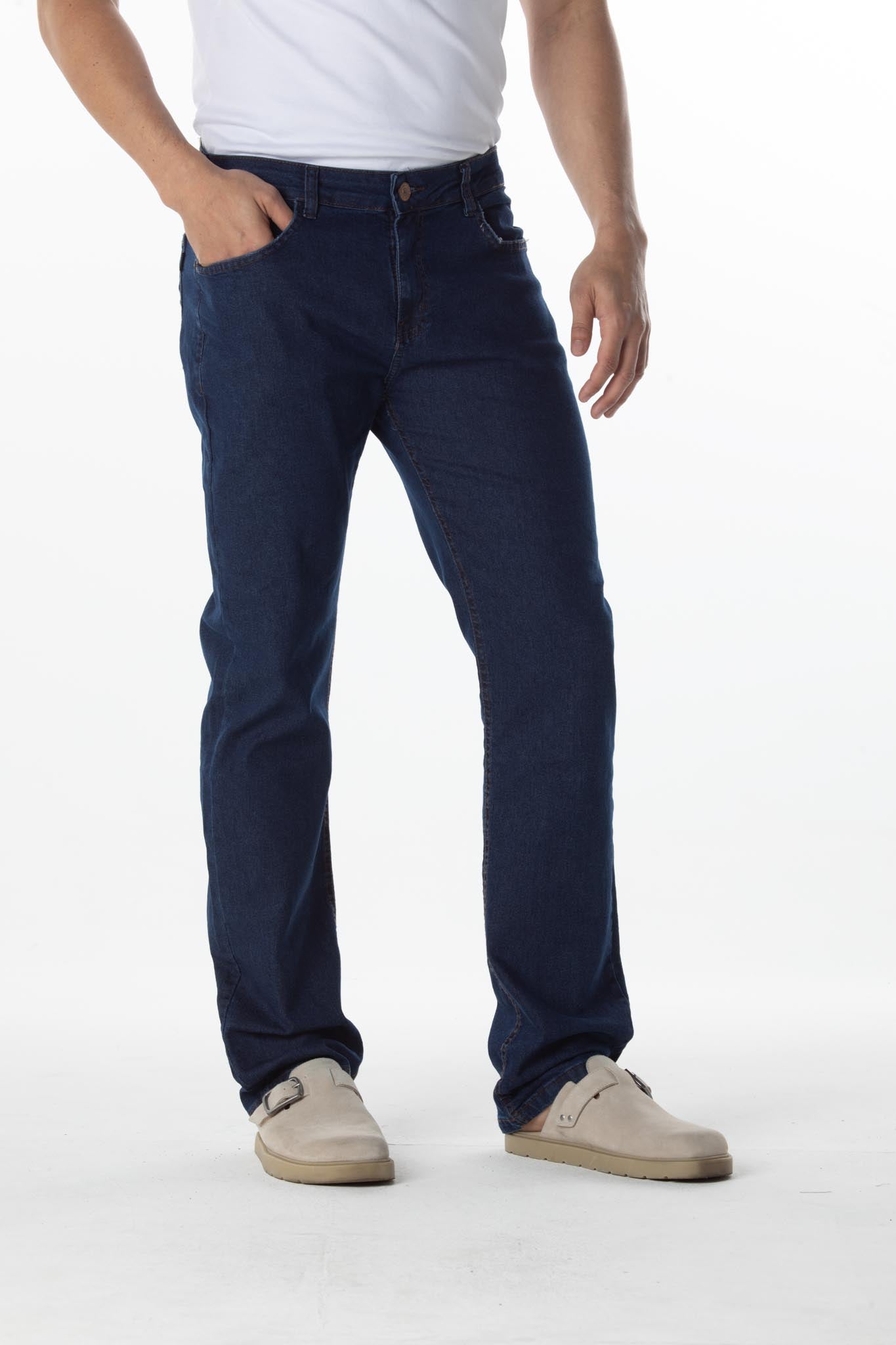 CALÇA JEANS RETA DARK BLUE 25