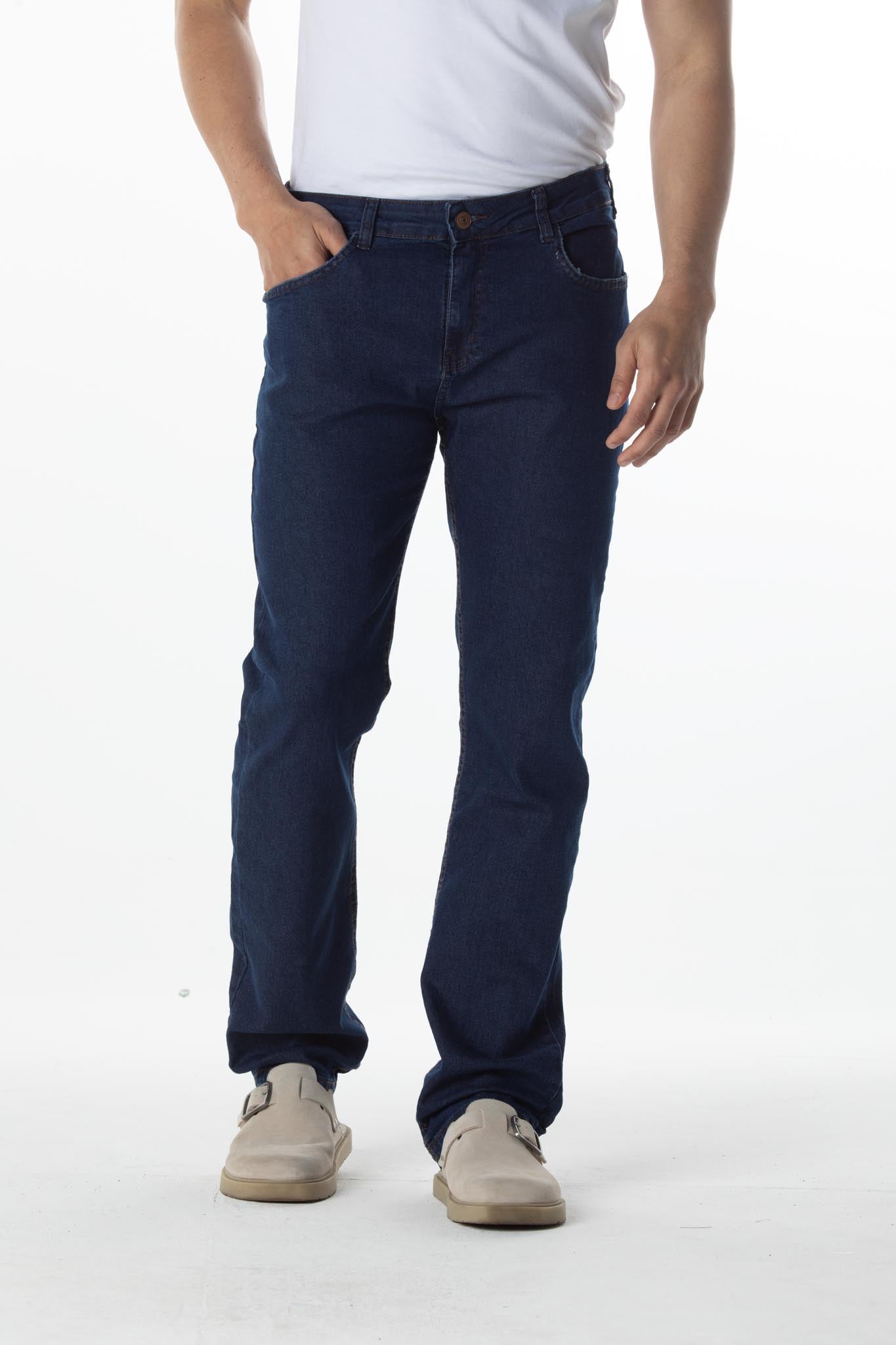CALÇA JEANS RETA DARK BLUE 25