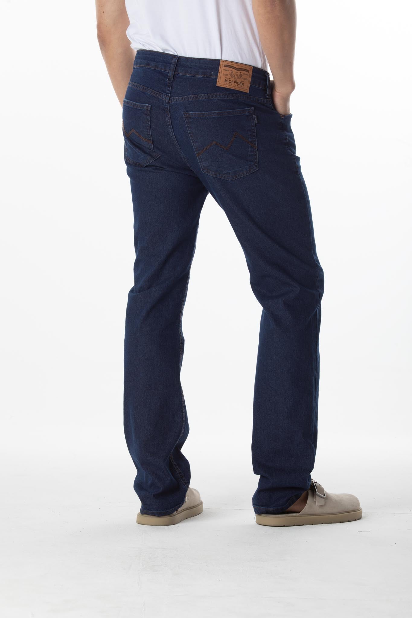CALÇA JEANS RETA DARK BLUE 25