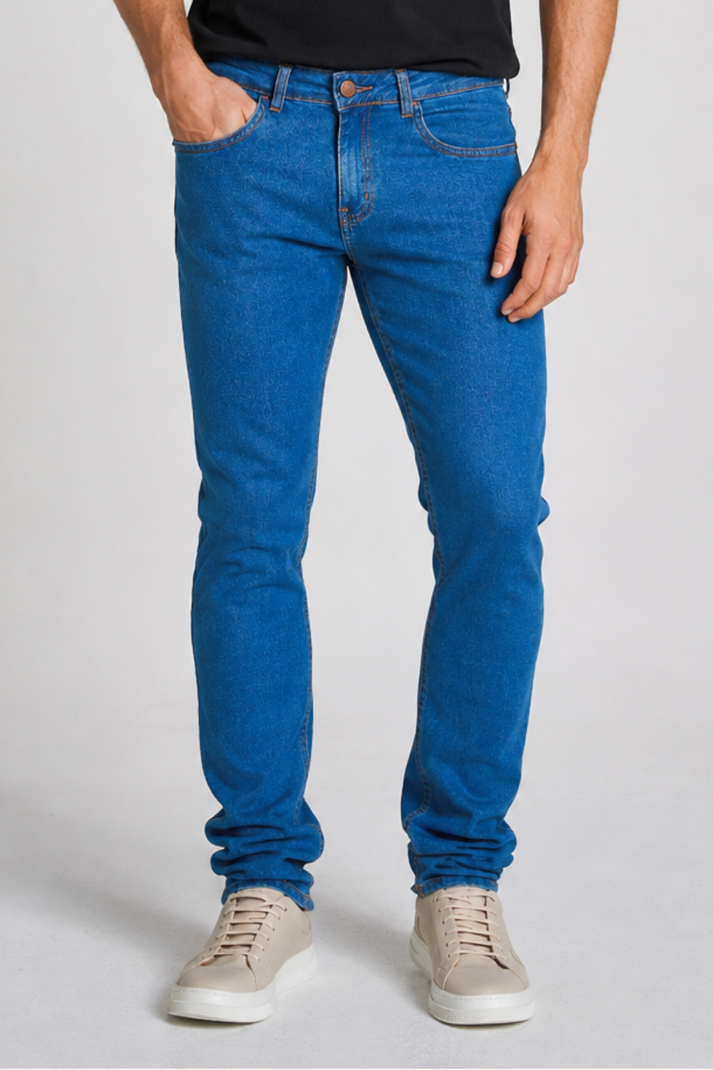 CALÇA JEANS SLIM LIGHT BLUE
