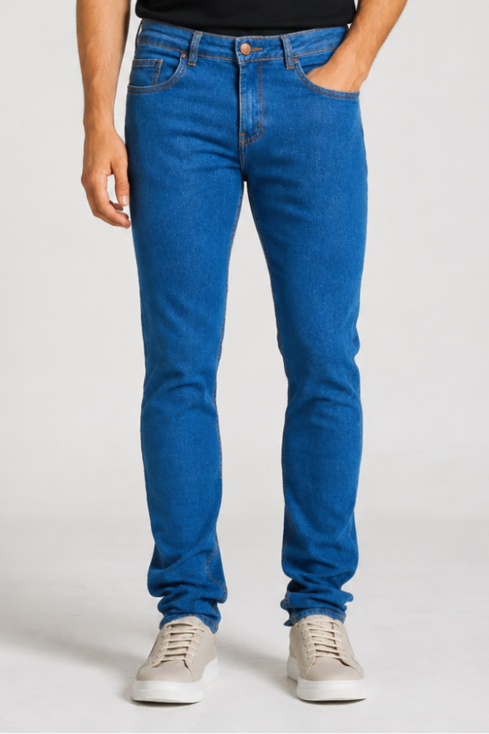 CALÇA JEANS SLIM LIGHT BLUE