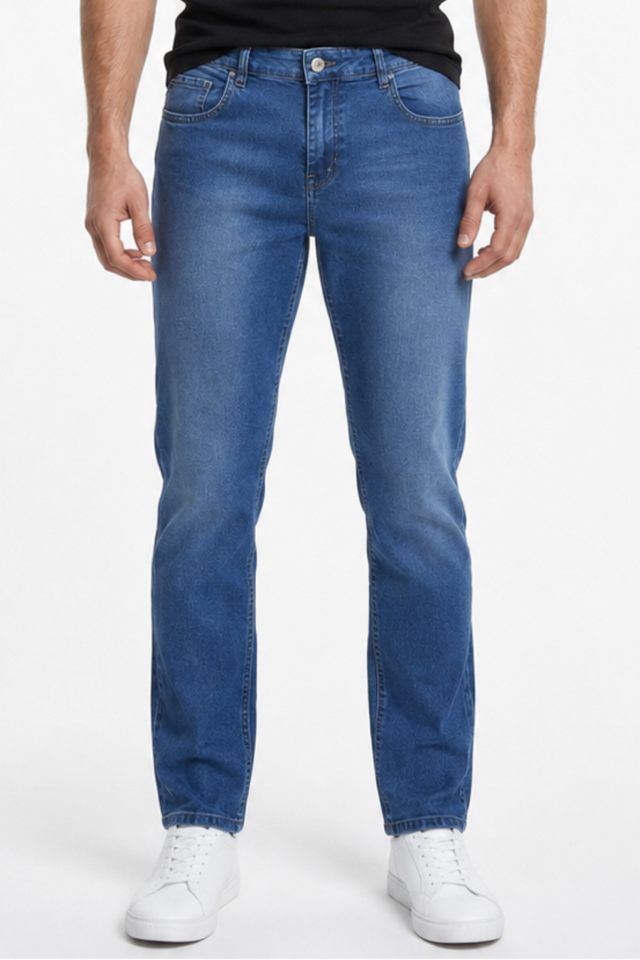 CALÇA JEANS SLIM LIGHT BLUE
