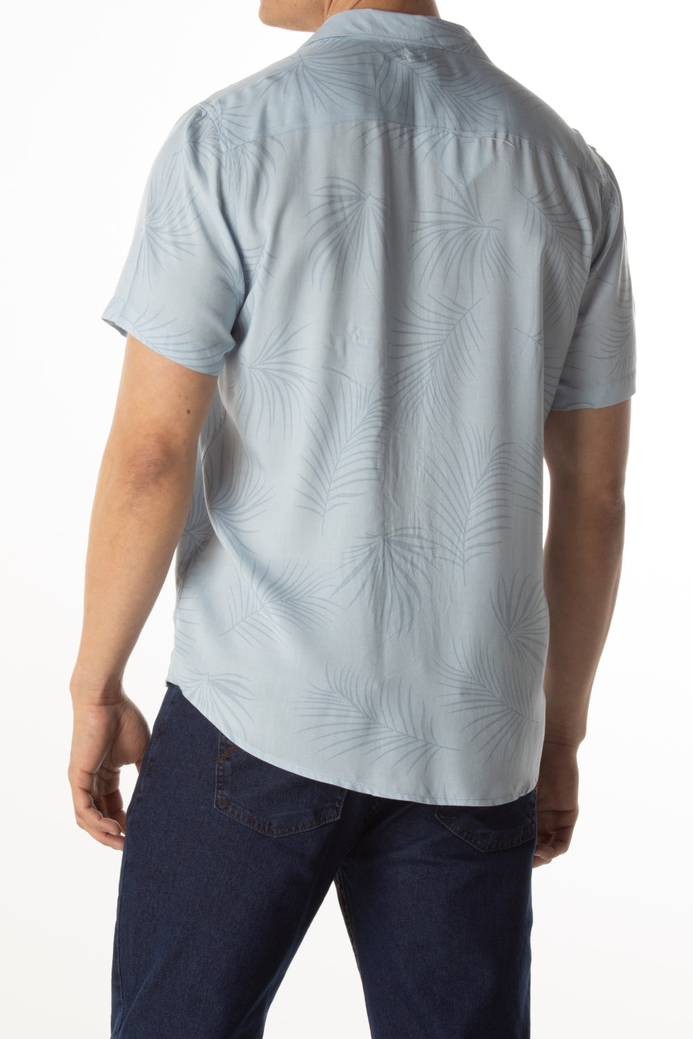 CAMISA VISC M/C ESTAMPADA