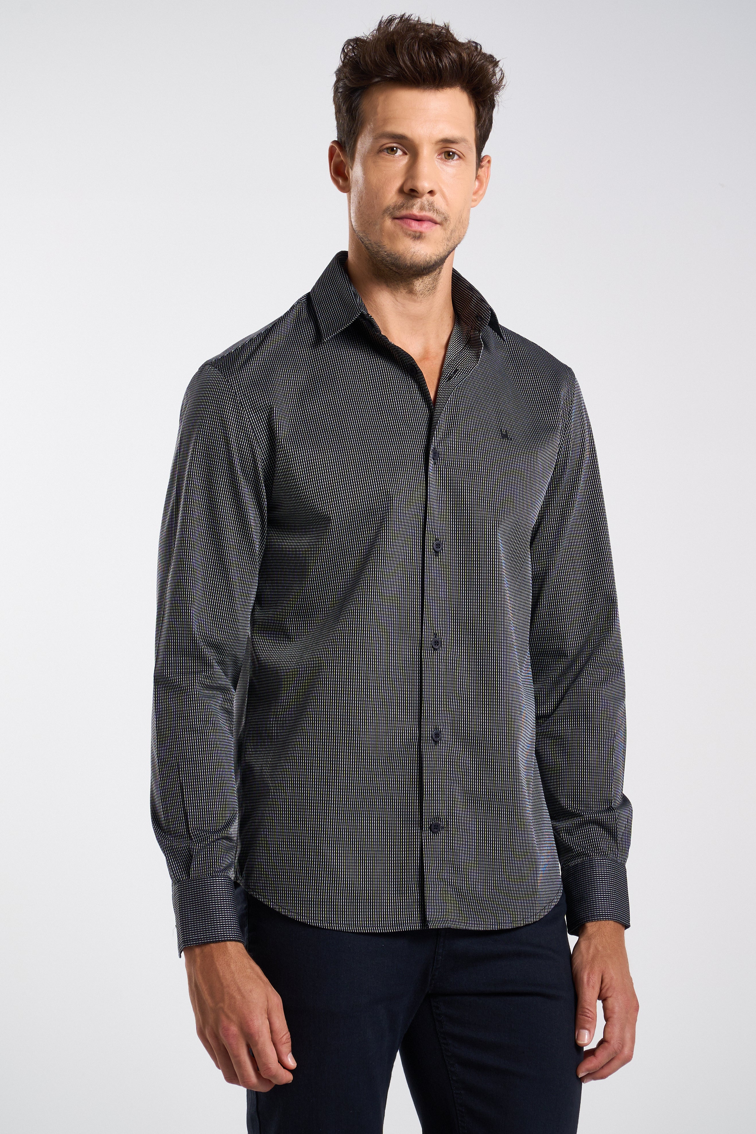 CAMISA COMFORT M/L MAQUINETADA