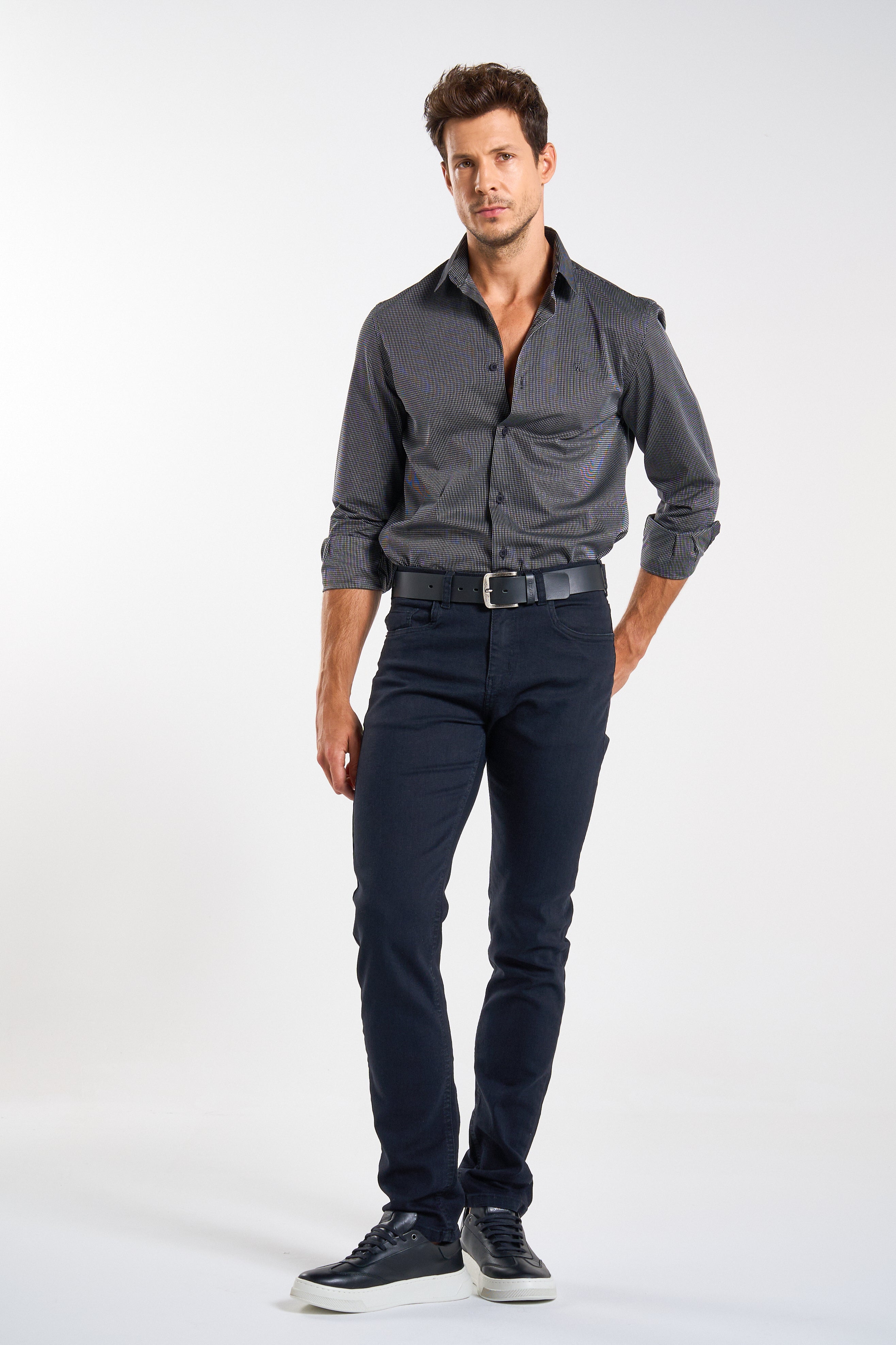 CAMISA COMFORT M/L MAQUINETADA