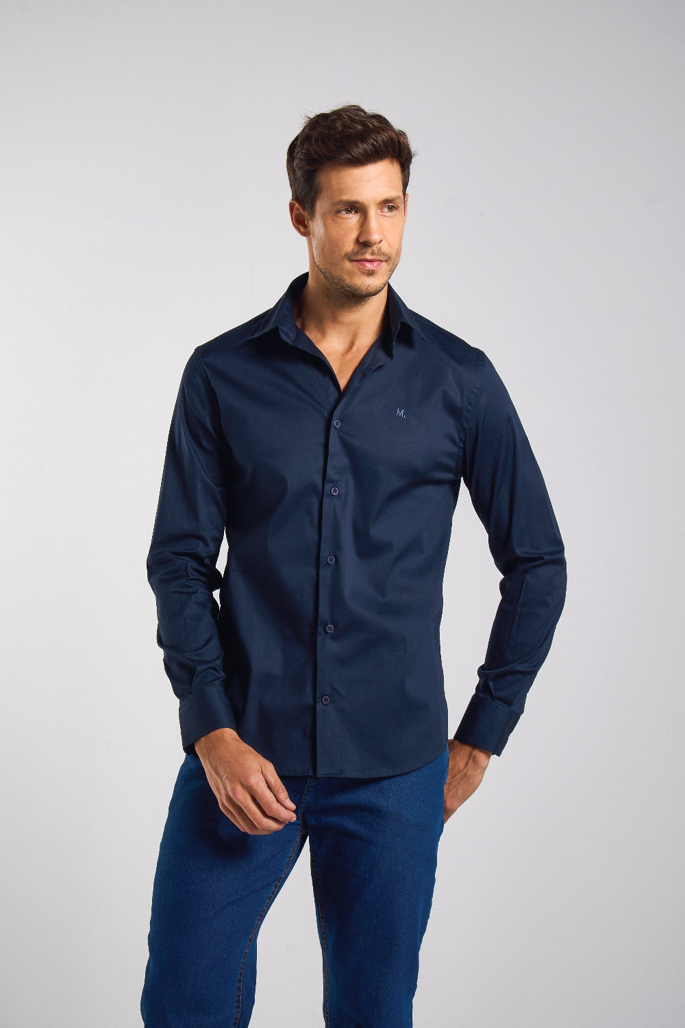 CAMISA SLIM M/L
