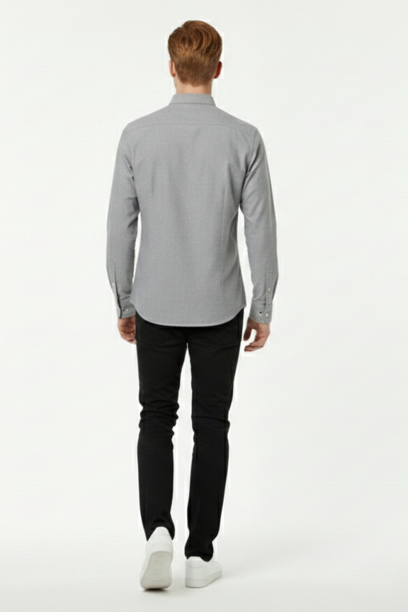 CAMISA COMFORT M/L MAQUINETADA